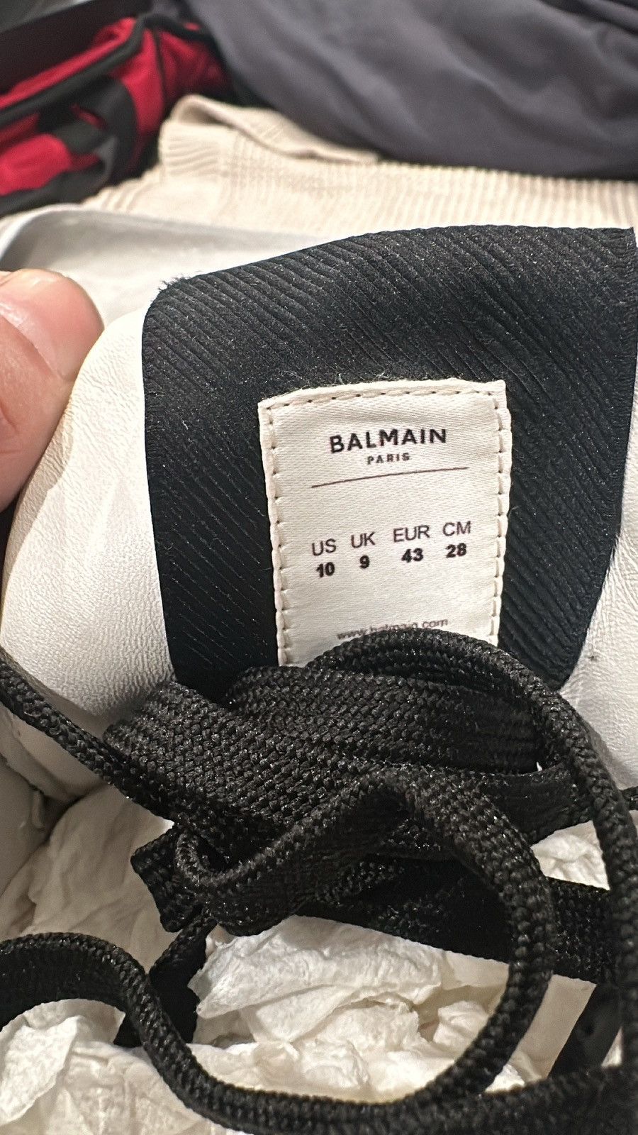Balmain Balmain Skate High Top Sneakers DS Size US 10 / EU 43 - 6 Thumbnail