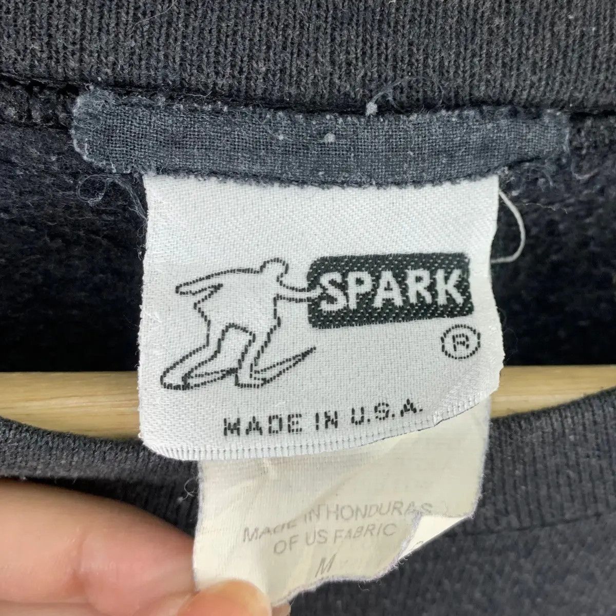Vintage Vintage 90’ SPARK SKATEBOARD Made In USA Sweatshirt Size M / US 6-8 / IT 42-44 - 6 Thumbnail