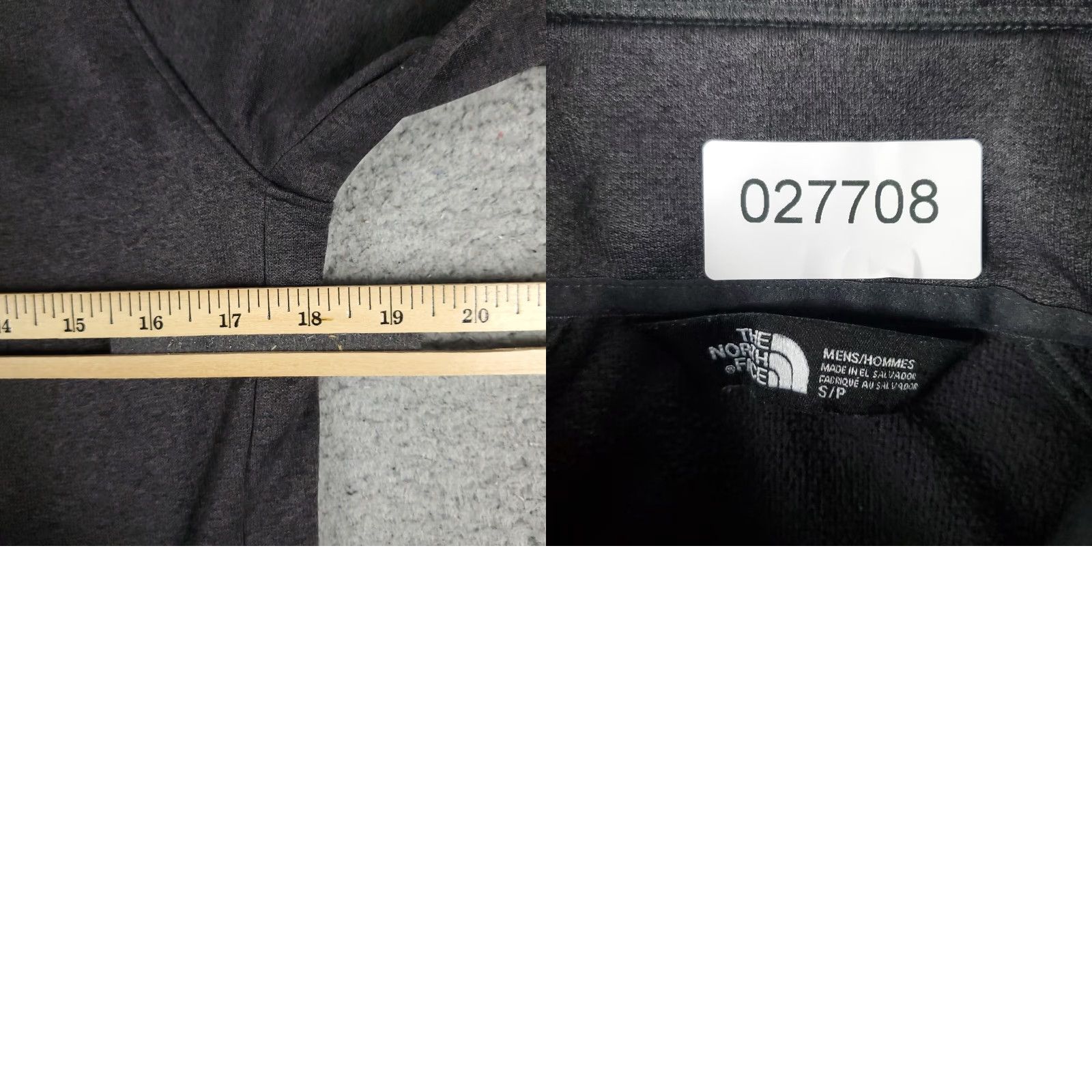 The North Face VINTAGE The North Face Sweatshirt Mens S Gray 1/2 Zip Pullover Mock Neck Logo Knit Active All Seasons Mens Size US S / EU 44-46 / 1 - 8 Thumbnail