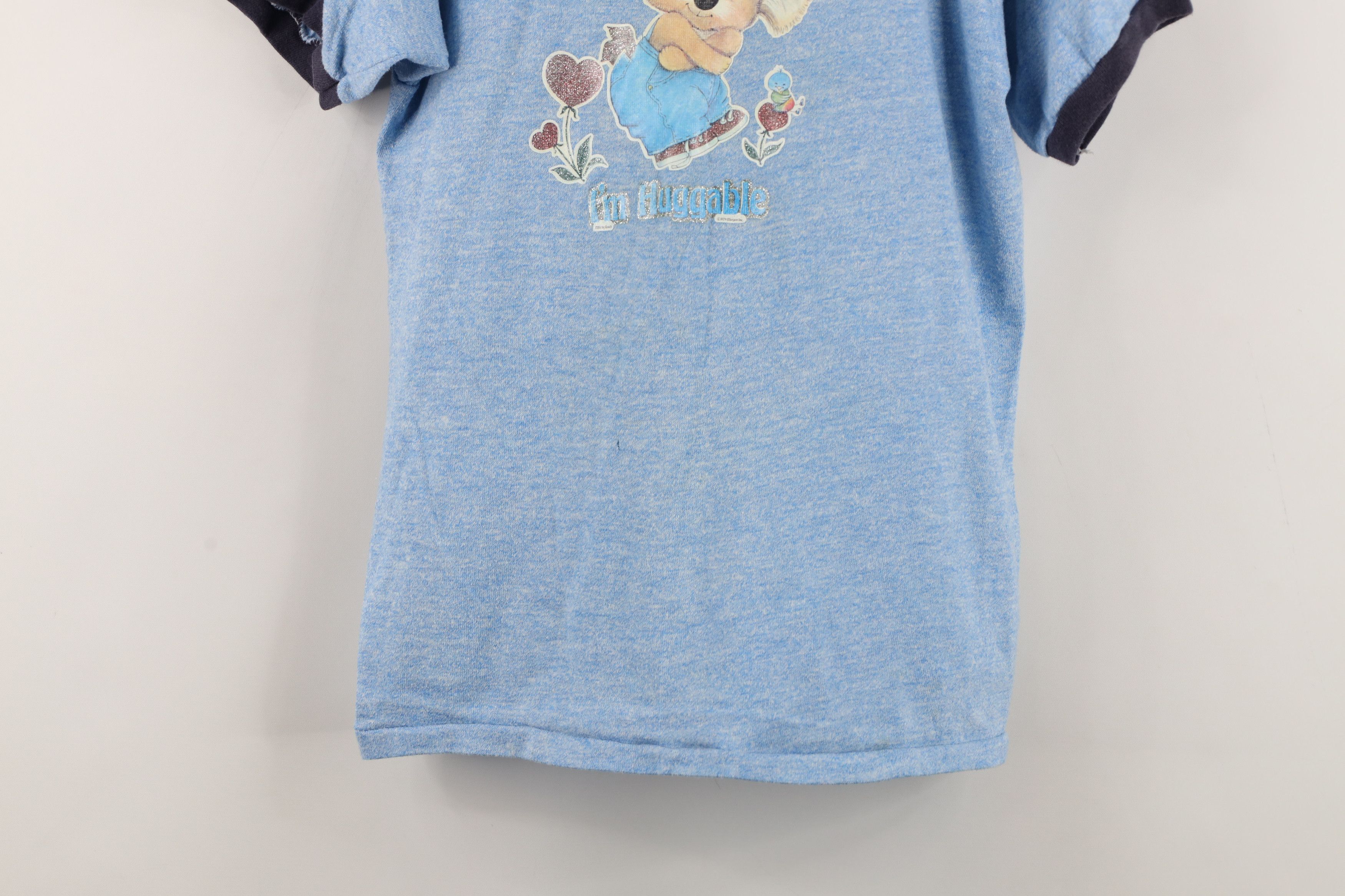 Russell Athletic Vintage 70s Russell Athletic Bear Ringer T-Shirt Blue USA Size S / US 4 / IT 40 - 3 Thumbnail
