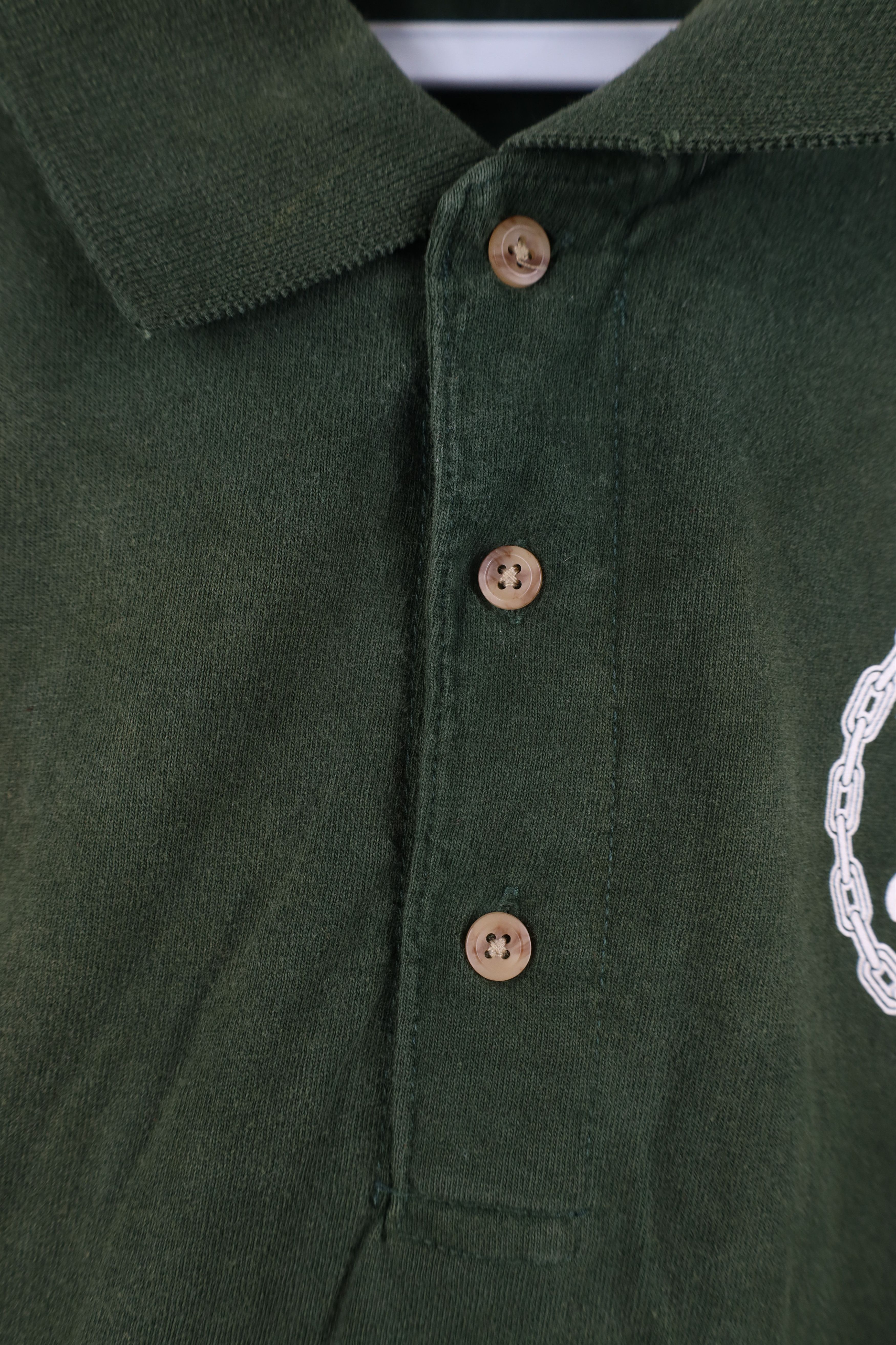 Vintage Vintage 90s Streetwear Detroit Motor City Chain Gang Polo Size US M / EU 48-50 / 2 - 6 Thumbnail