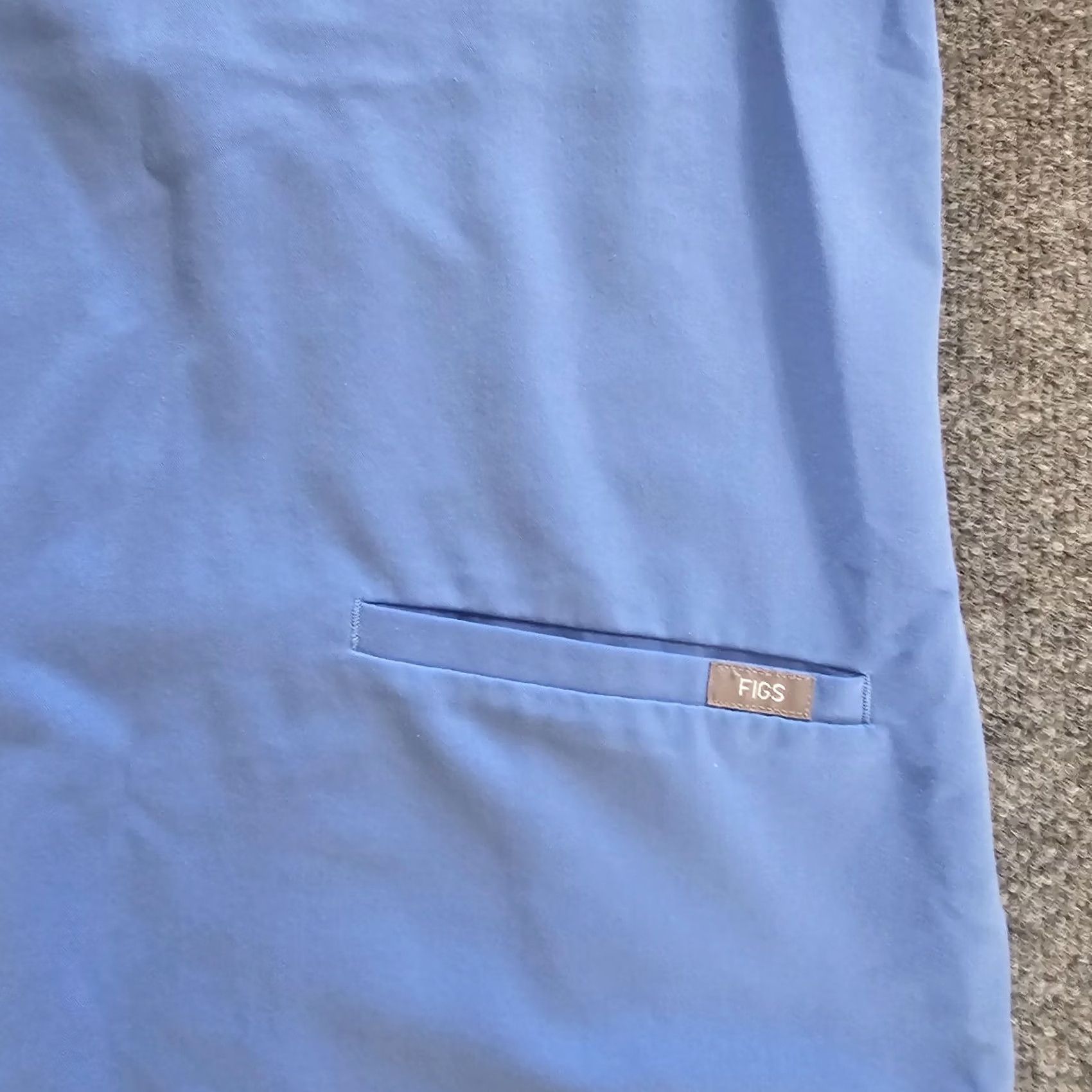 Vintage FIGS Top Shirt Womens XS Blue Casma 3 Pockets Short Sleeve Technical Comfort Size XS / US 0-2 / IT 36-38 - 5 Thumbnail