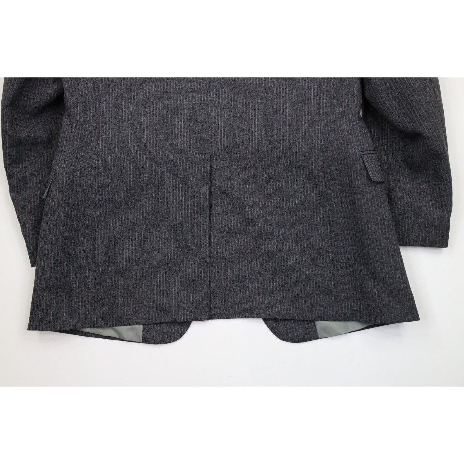 Vintage Vintage 70s Streetwear Wool Striped 2 Piece Wedding Suit Size 42R - 10 Thumbnail