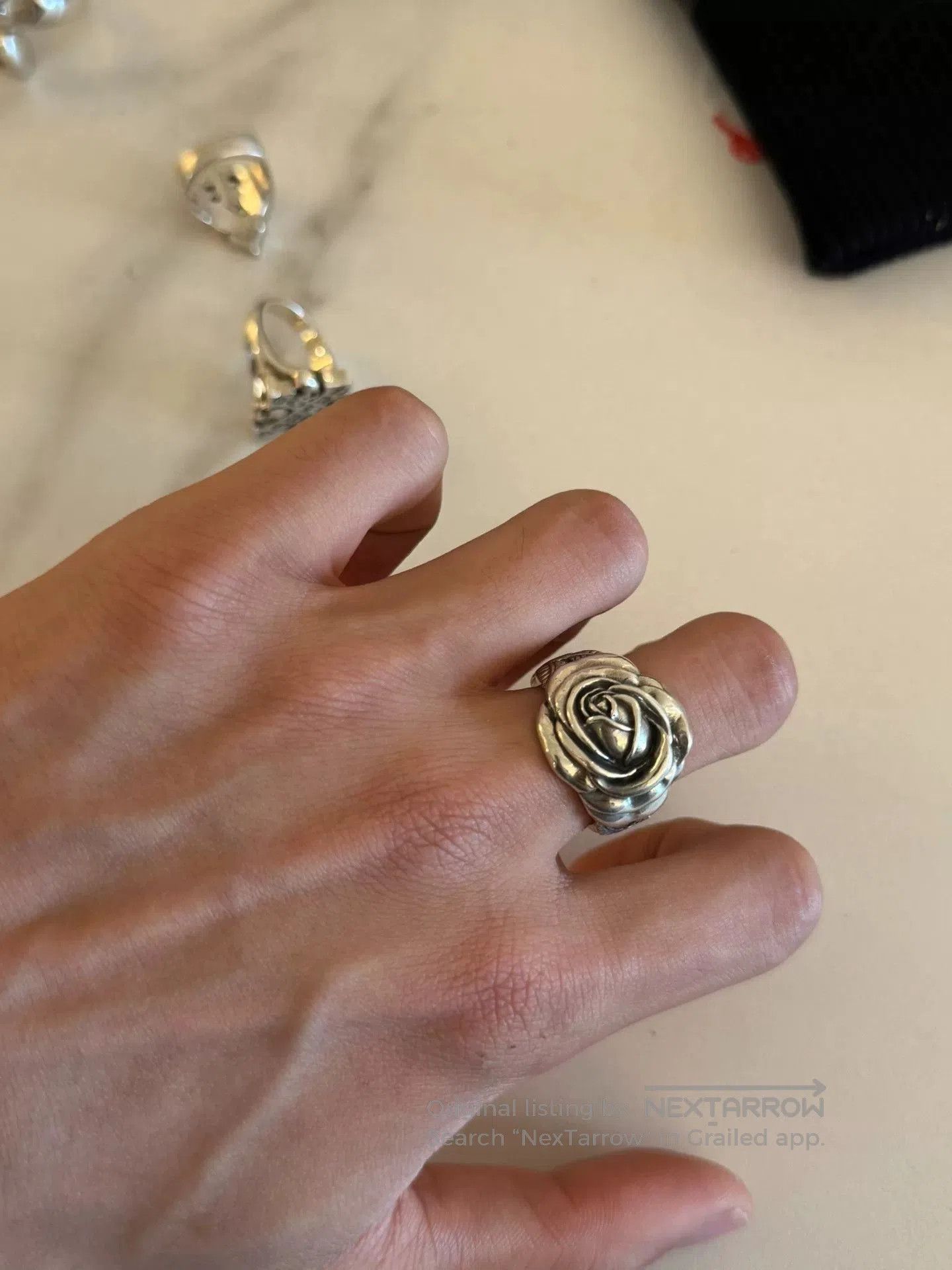 The Great Frog The Great Frog Rose Ring. Size ONE SIZE - 2 Thumbnail