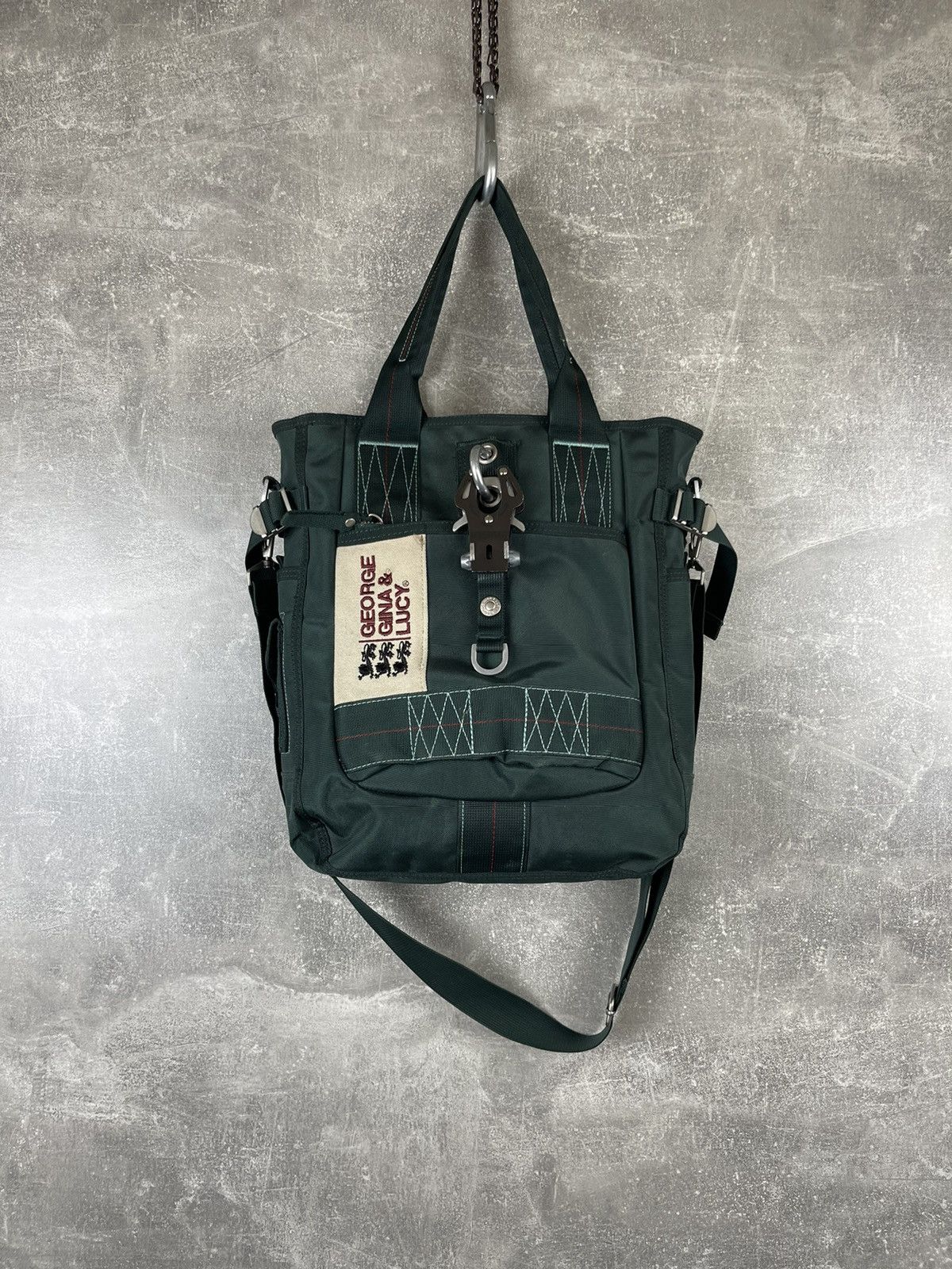 George Gina Lucy Techwear Tote Bag Nylon Industrial Buckle