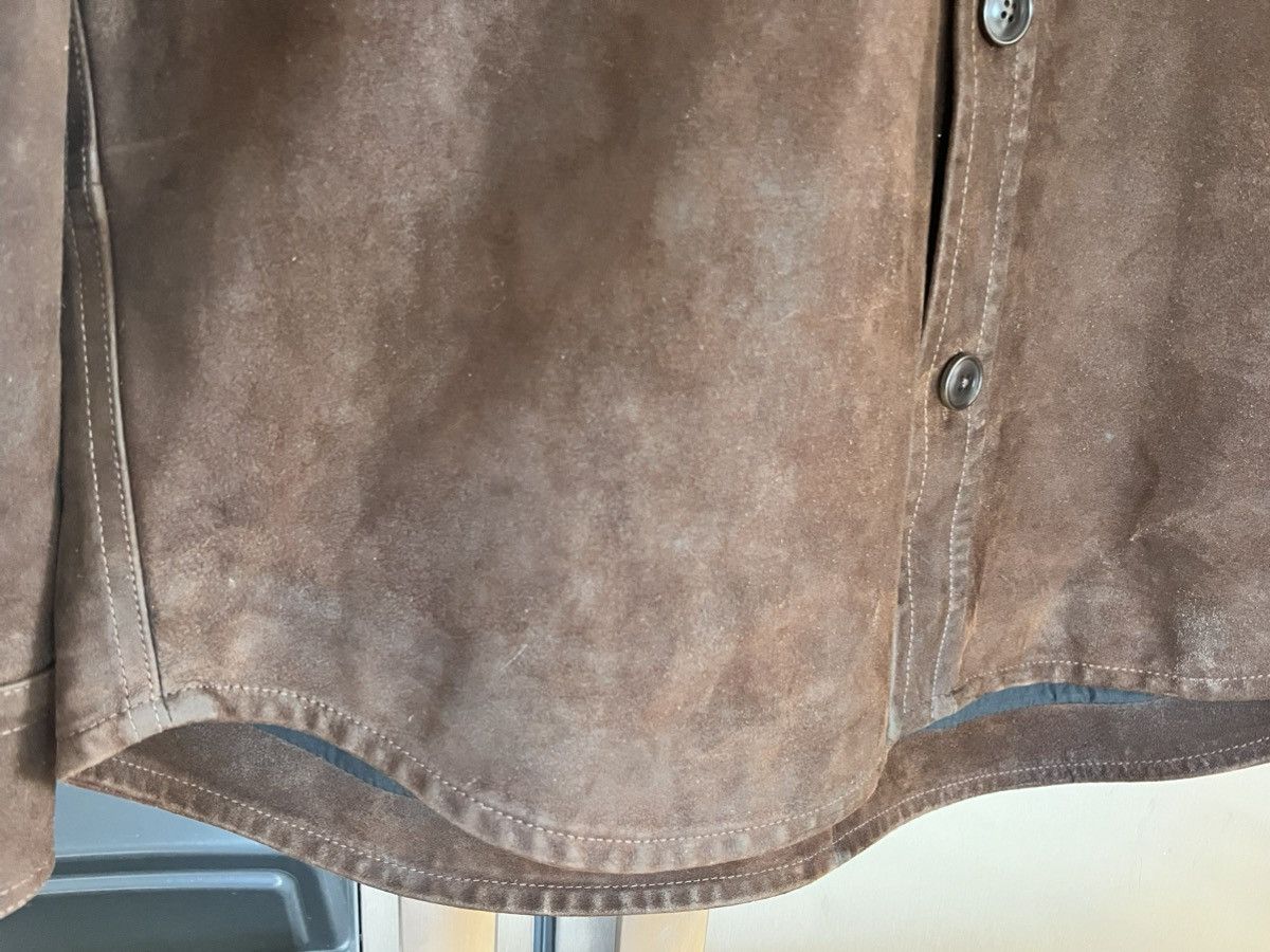 Banana Republic Brown Napped Leather Jacket Size US M / EU 48-50 / 2 - 10 Thumbnail