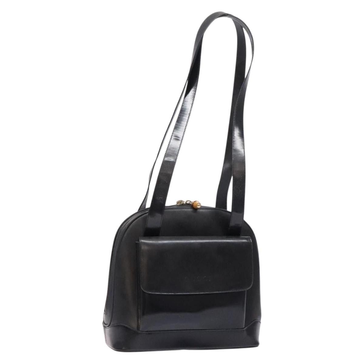 Gucci GUCCI Shoulder Bag Leather Black Gold 001 3444 001 3444 Size ONE SIZE - 1 Thumbnail
