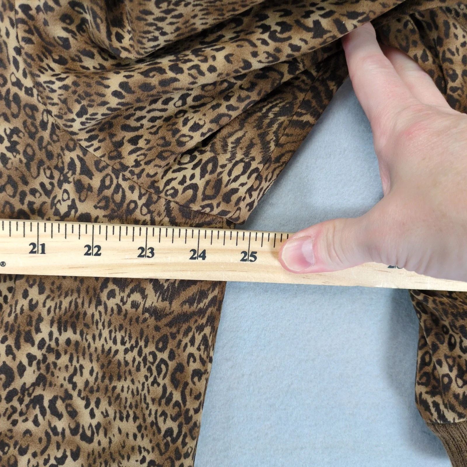 Norton Norton McNaughton Stretch Animal Print Full-Zip Jacket 16W Size XXL / US 16-18 / IT 52-54 - 5 Thumbnail