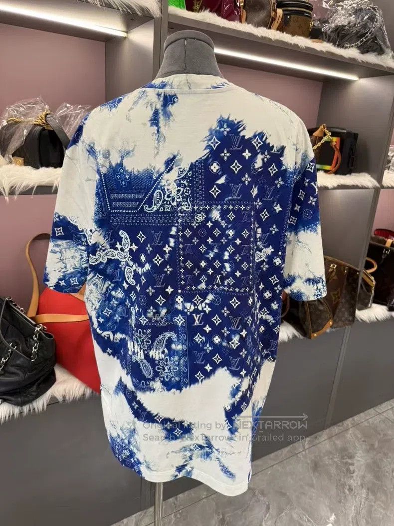 Louis Vuitton Louis Vuitton full cashew flower logo short sleeves Size US XXL / EU 58 / 5 - 4 Thumbnail