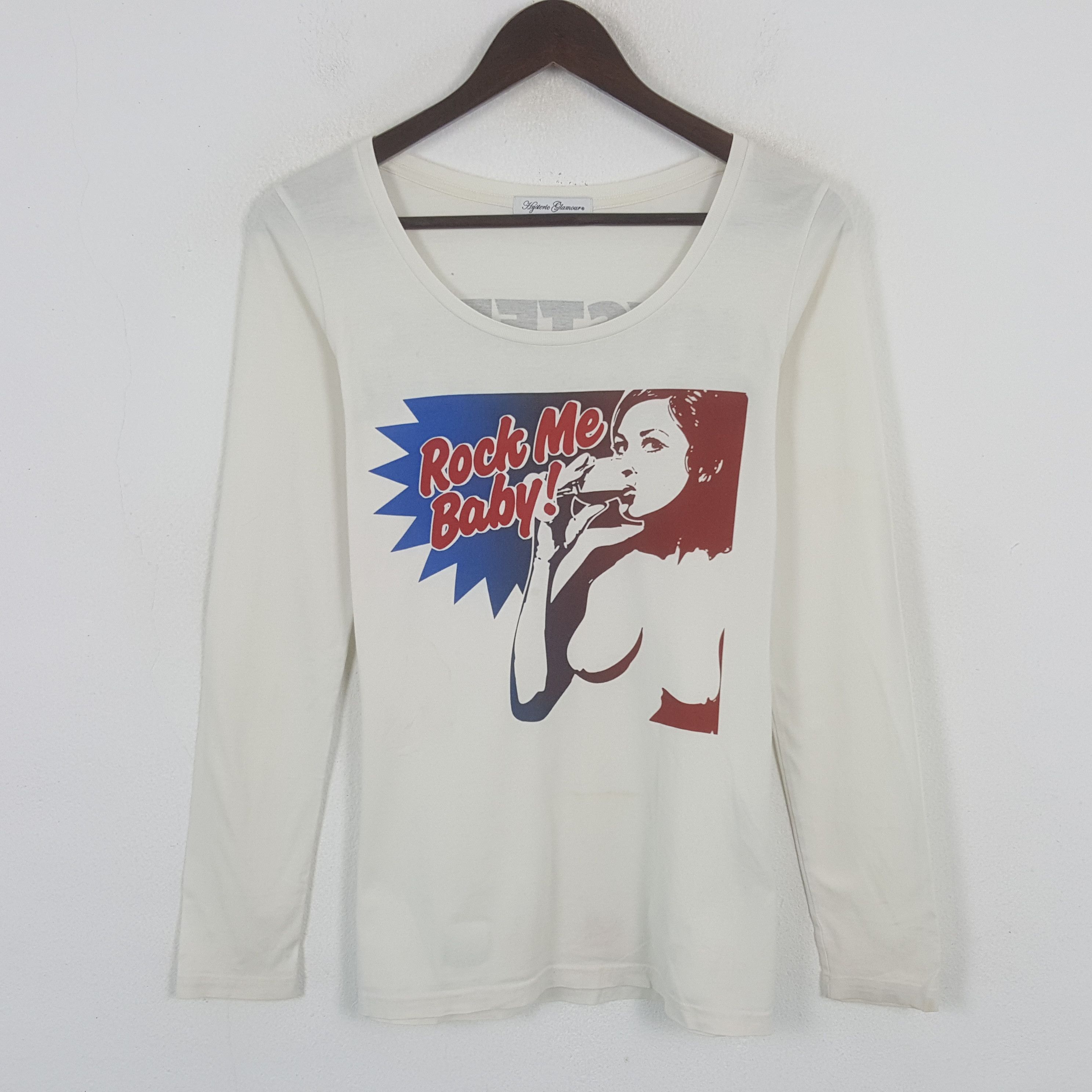 Hysteric Glamour Vintage Hysteric Glamour Rock Me Baby! Tshirt Size S / US 4 / IT 40 - 1 Thumbnail