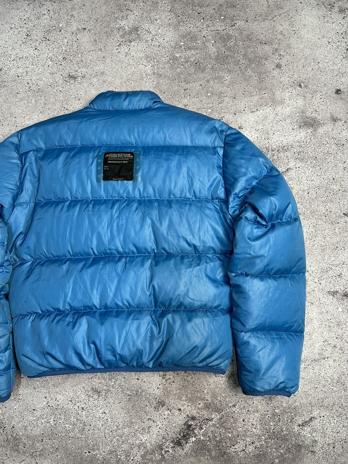Diesel Vintage Diesel Bomber Puffer Jacket Cropped 90’s Blue Size US M / EU 48-50 / 2 - 15 Thumbnail