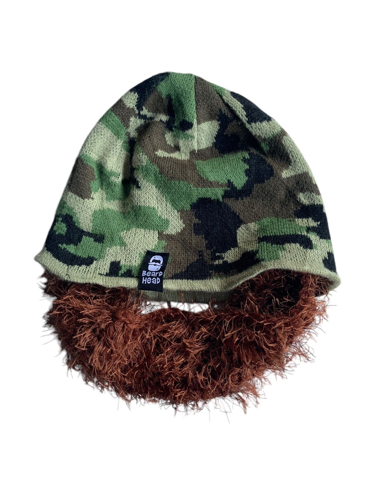 14th Addiction × Japanese Brand Beard Head Busy Duke Bearded Face Camo Beanie Hats Size ONE SIZE - 11 Thumbnail