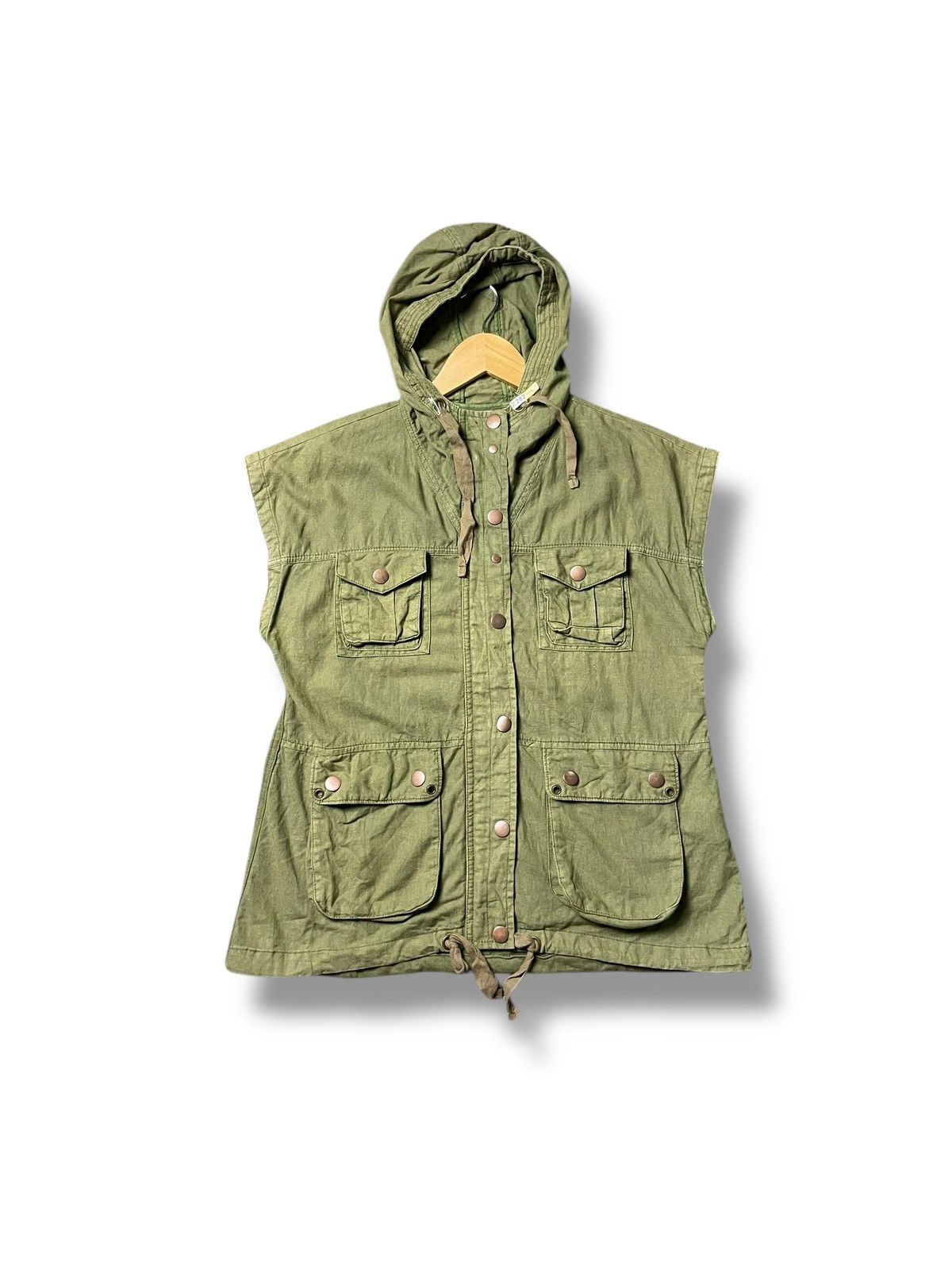 Avirex × Vintage Vintage 1975’s Avirex Military Hooded Vest (45) Size US S / EU 44-46 / 1 - 1 Thumbnail