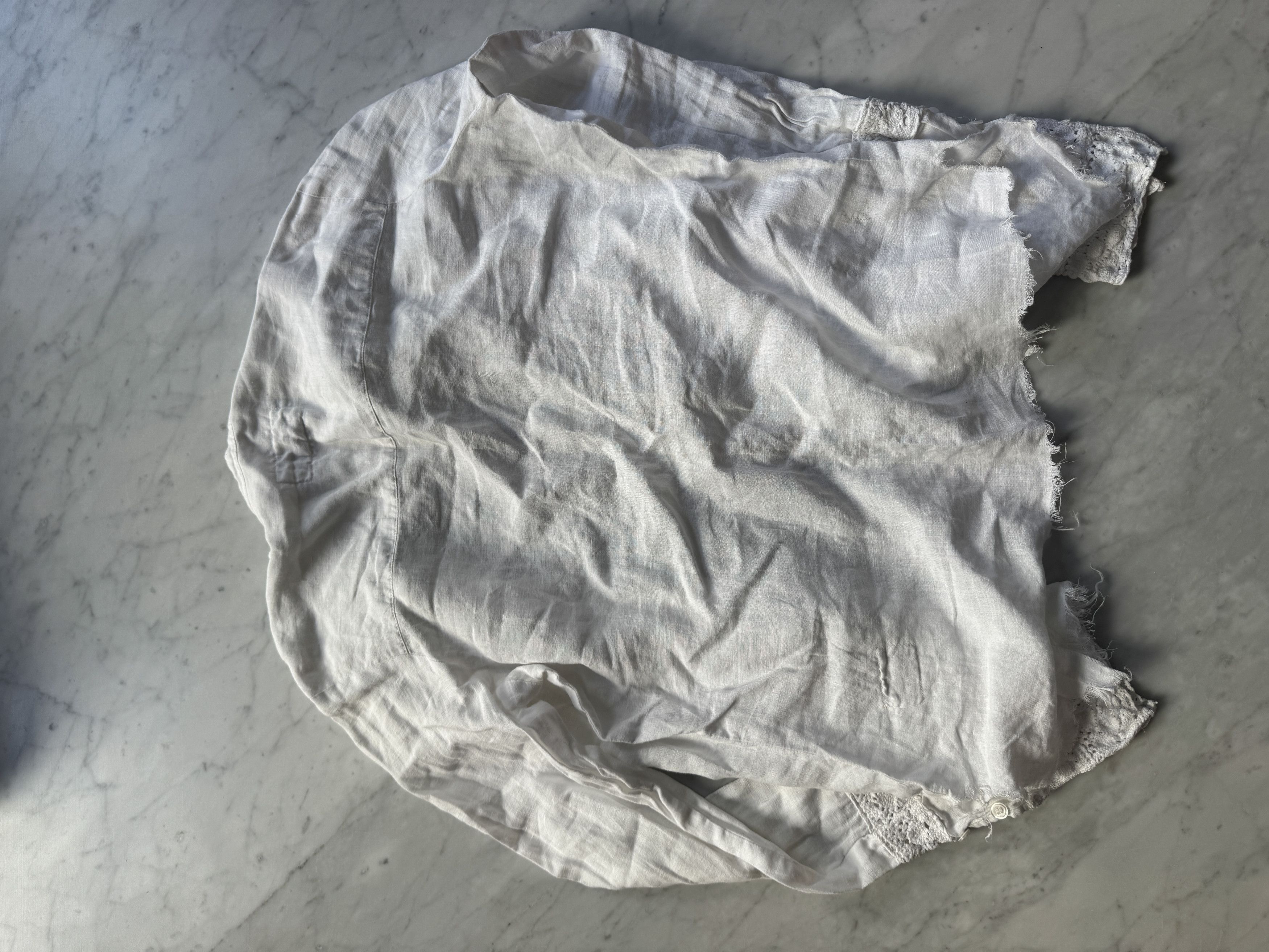 Greg Lauren Linen Tux Shirt Size US XS / EU 42 / 0 - 5 Thumbnail