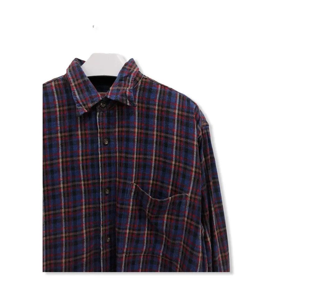 Vintage Vintage Slummimg Plaid Tartan Flannel Shirt 👕 Size US M / EU 48-50 / 2 - 2 Thumbnail