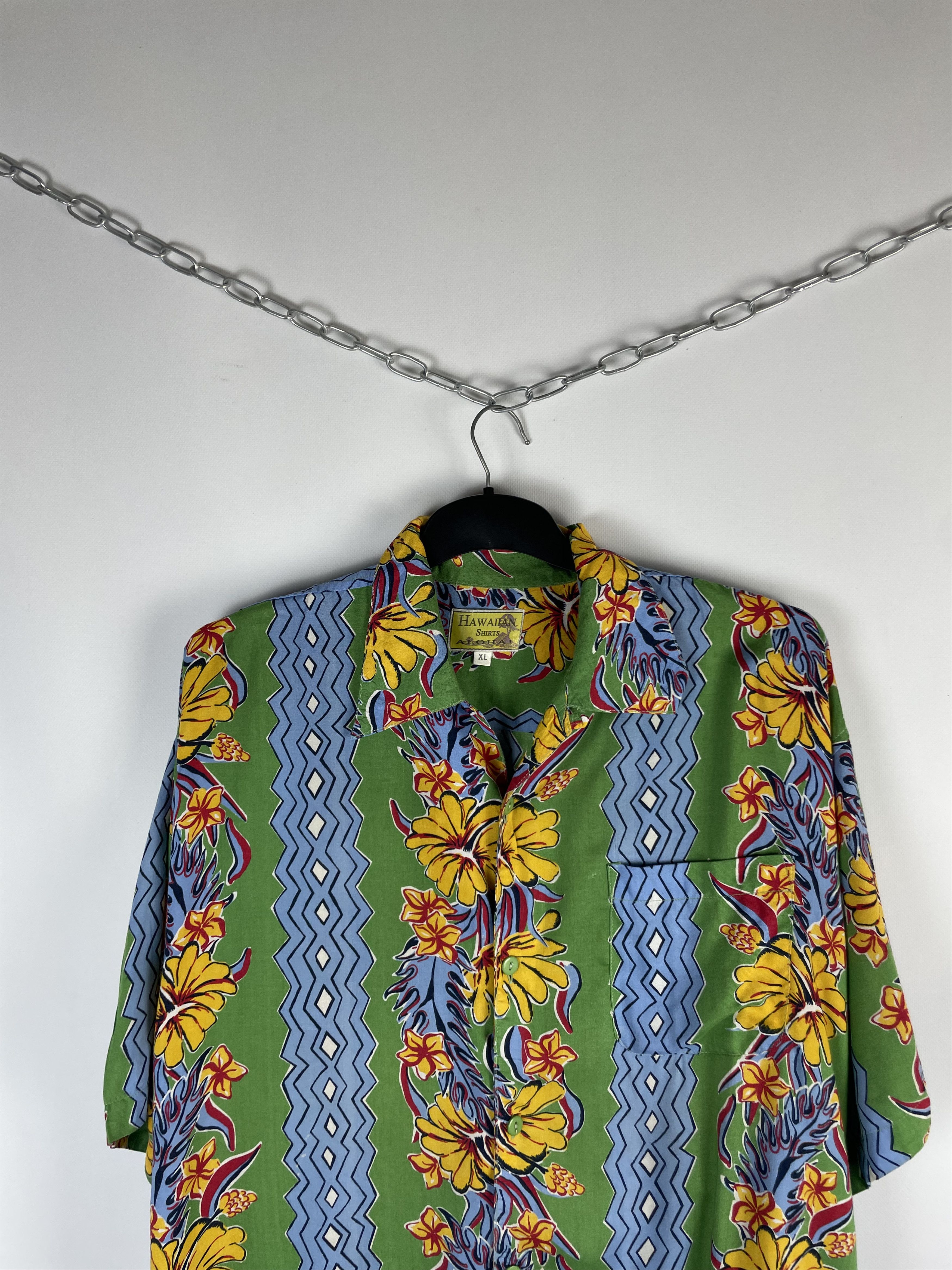 Vintage Vintage Crazy Aloha Hawaiian Shirt Size US XL / EU 56 / 4 - 3 Thumbnail
