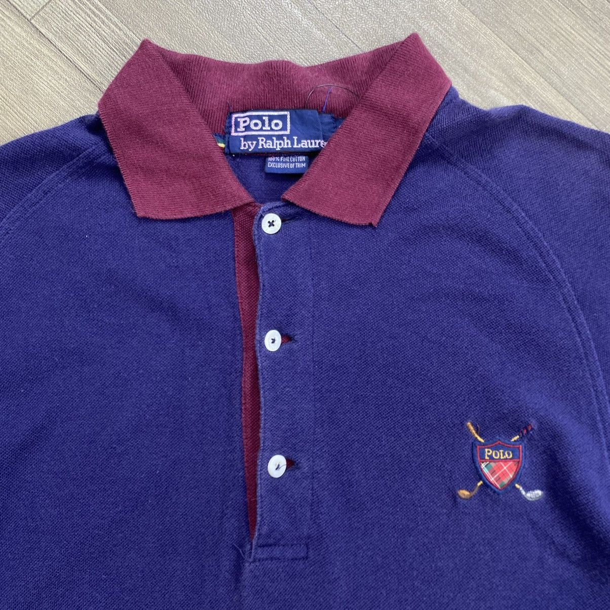 Polo Ralph Lauren 1990s Vintage Polo Ralph Lauren Flags Golf Polo Shirt Size US S / EU 44-46 / 1 - 3 Thumbnail