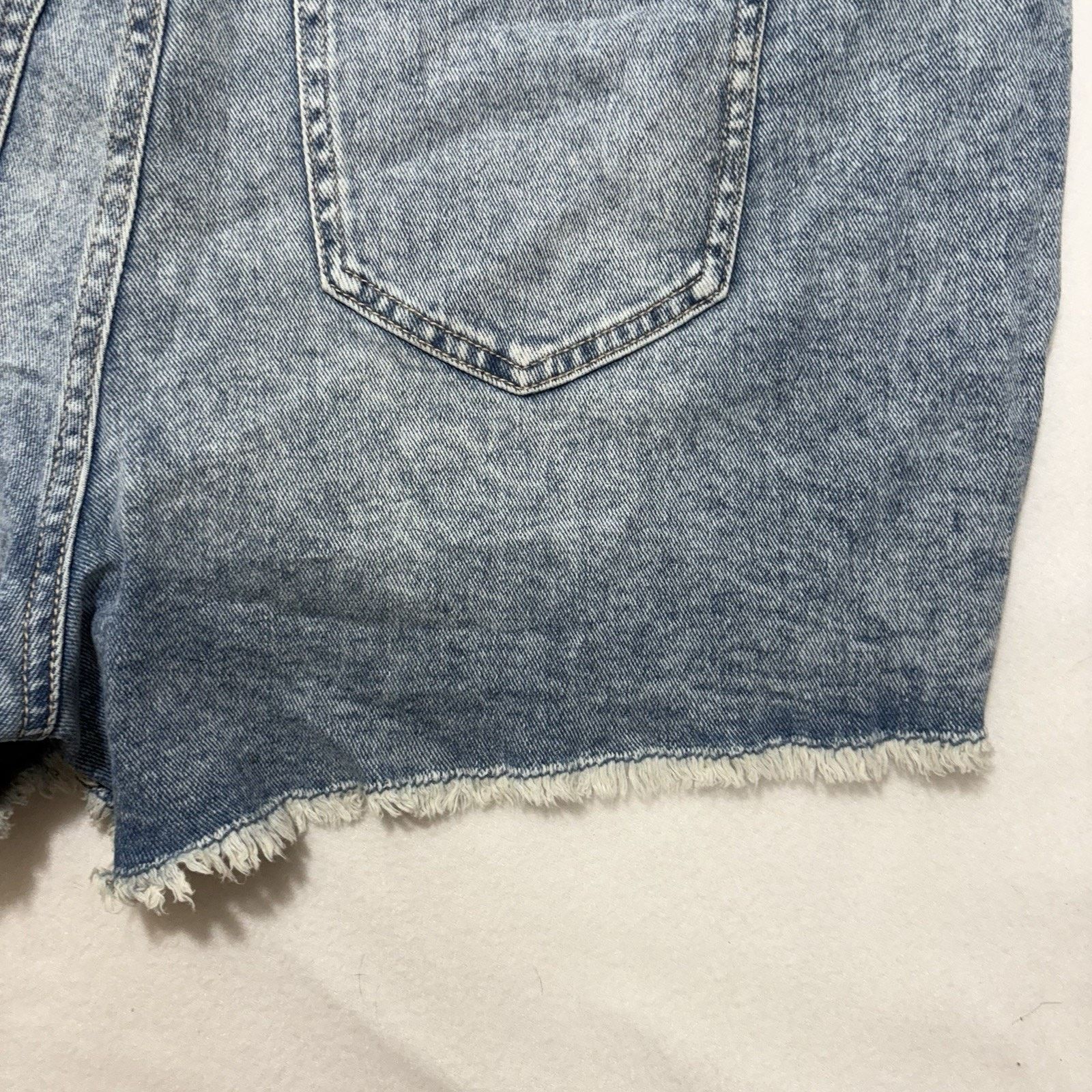 Other INC Denim 18 High Rise Jean Shorts 3” Inseam Frayed Ripped Size 40" / US 18 - 12 Thumbnail
