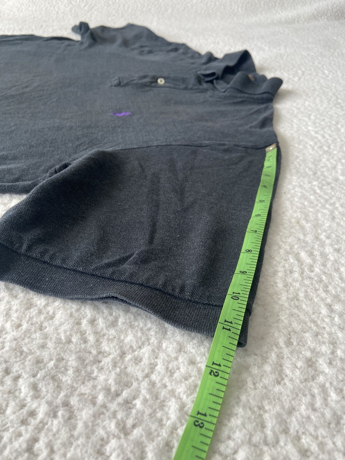Designer × Polo Ralph Lauren POLO RALPH LAUREN Classic Fit Mesh Polo Black Marl XXL Tall Size US XXL / EU 58 / 5 - 10 Thumbnail