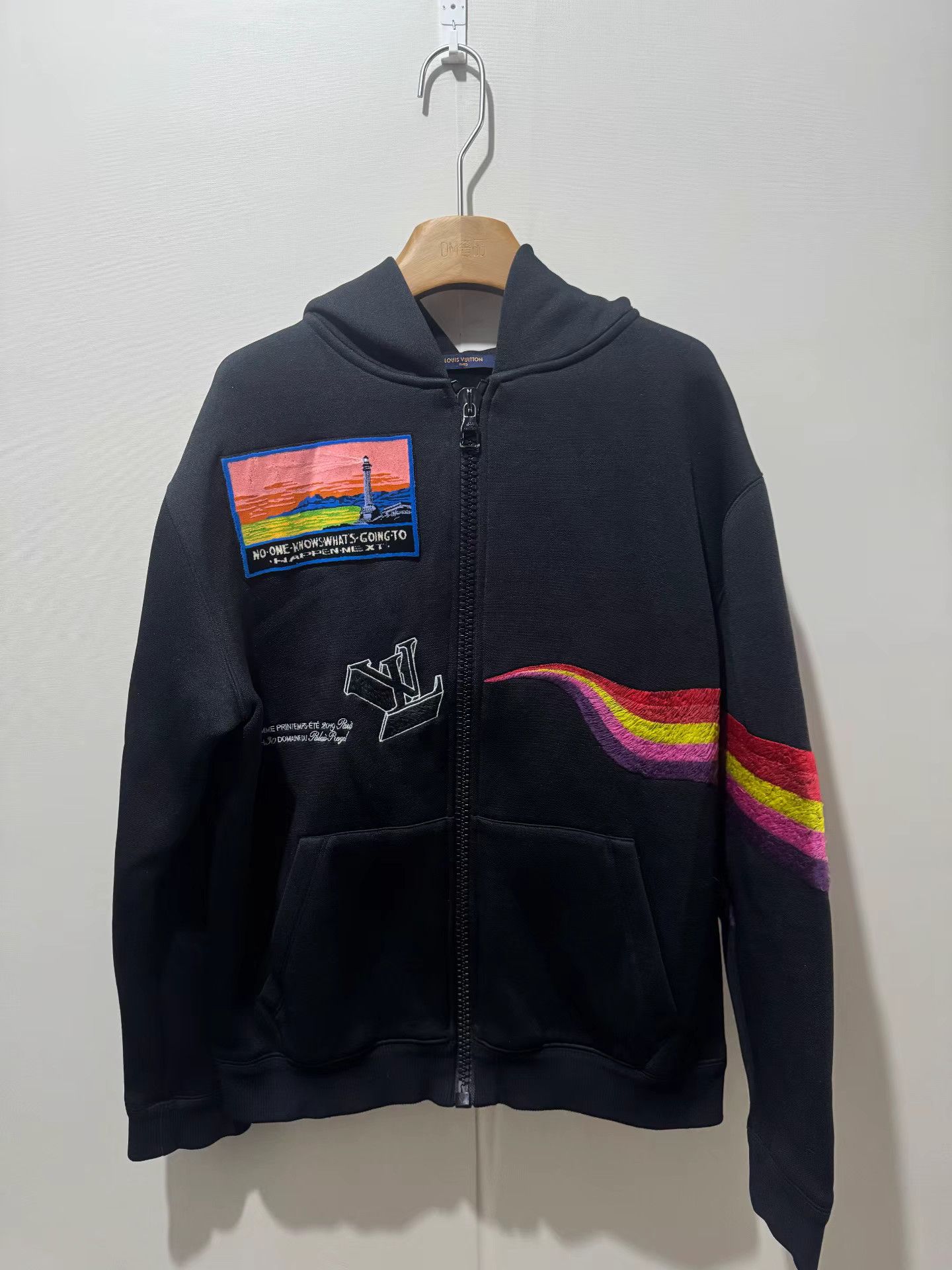 Louis Vuitton Louis Vuitton Rainbow Embroidered Hooded Sweatshirt K13 Size US L / EU 52-54 / 3 - 1 Thumbnail