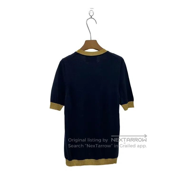 Gucci Gucci Blue gold-edged short sleeves Size XL / US 12-14 / IT 48-50 - 2 Thumbnail