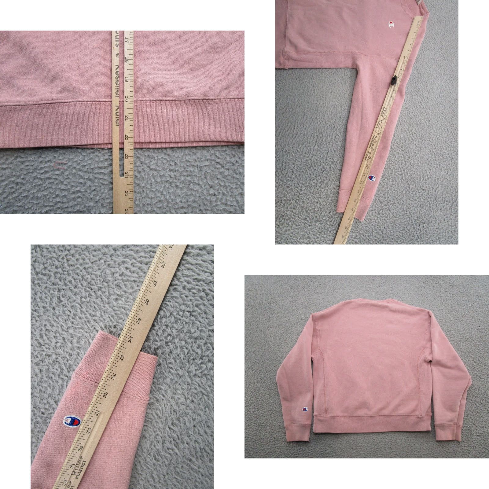 Champion VINTAGE Champion Reverse Weave Sweatshirt Pink M Women Reads Pullover Reversible Heavy 90s Style Womens Size M / US 6-8 / IT 42-44 - 8 Thumbnail