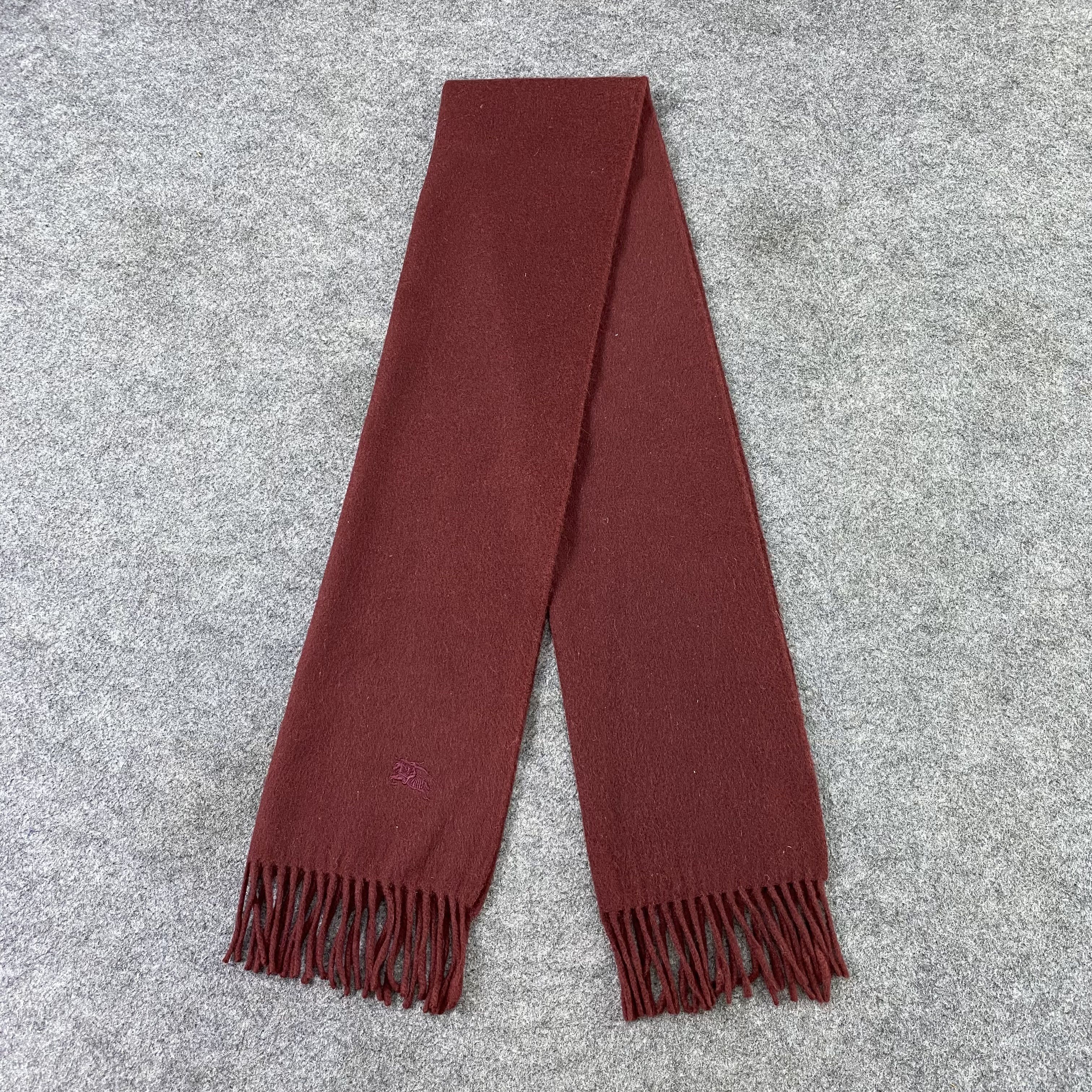 Burberry × Vintage Burberrys Cashmere Scarf / Muffler / Neckwear - T1500 Size ONE SIZE - 4 Thumbnail