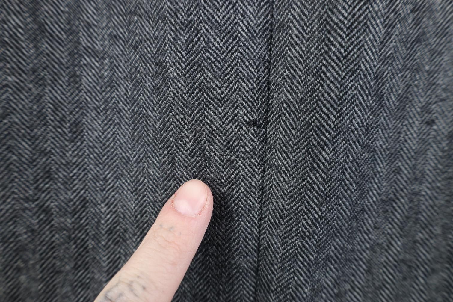 Vintage Vintage 60s 70s Streetwear Herringbone Overcoat Jacket USA Size US XXL / EU 58 / 5 - 15 Thumbnail
