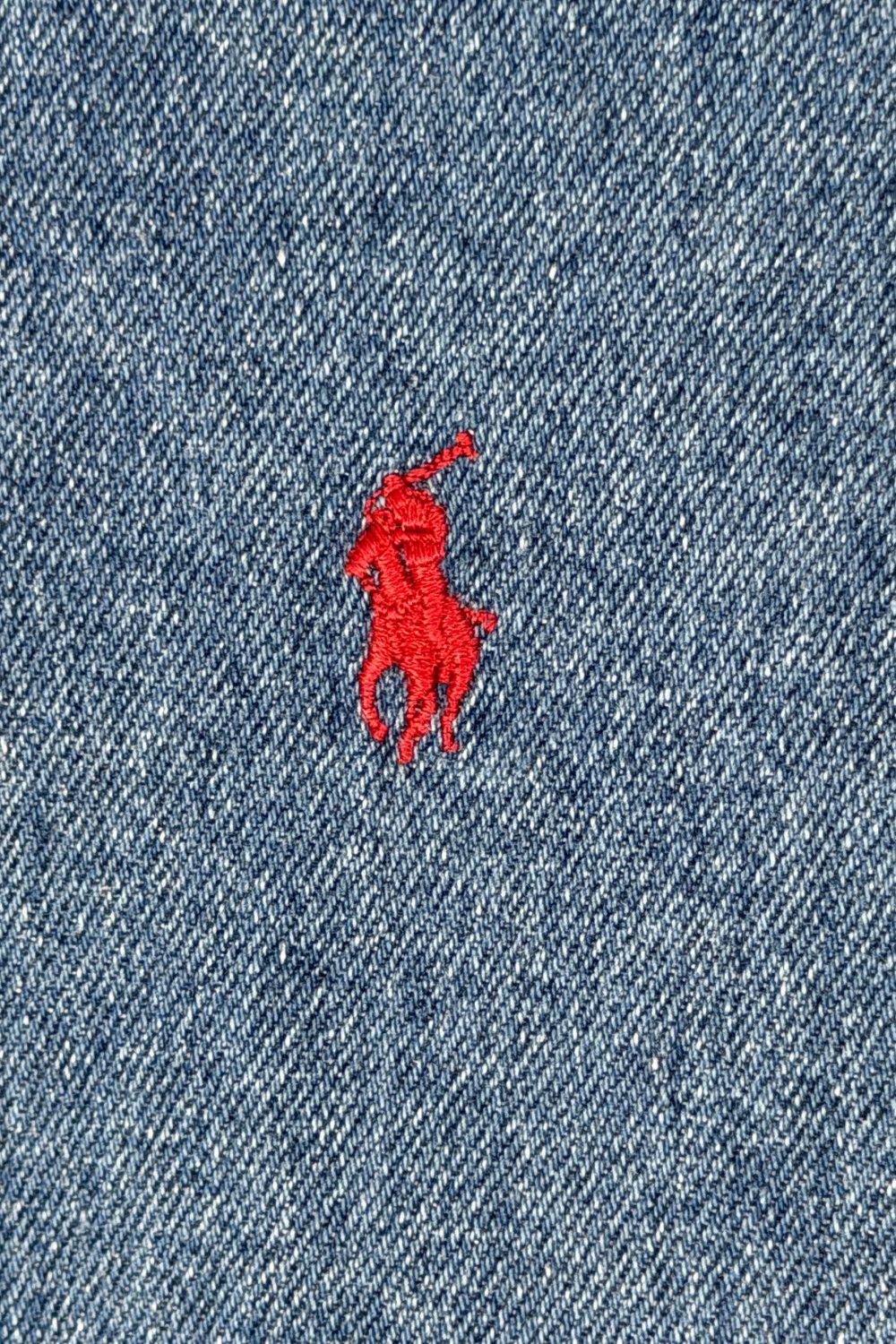 c.1995 Polo Country Ralph Lauren Denim Button Down Shirt image 7