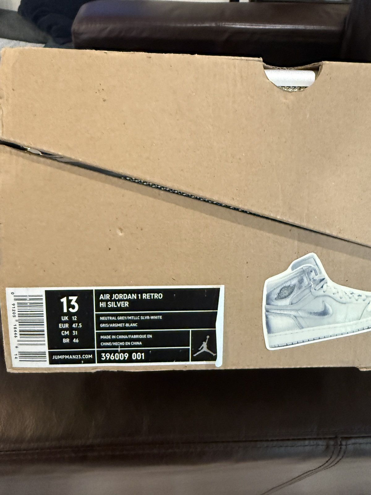 Nike Jordan 1 Retro Silver High 25th Anniversary - DS OG All Size US 13 / EU 46 - 13 Thumbnail