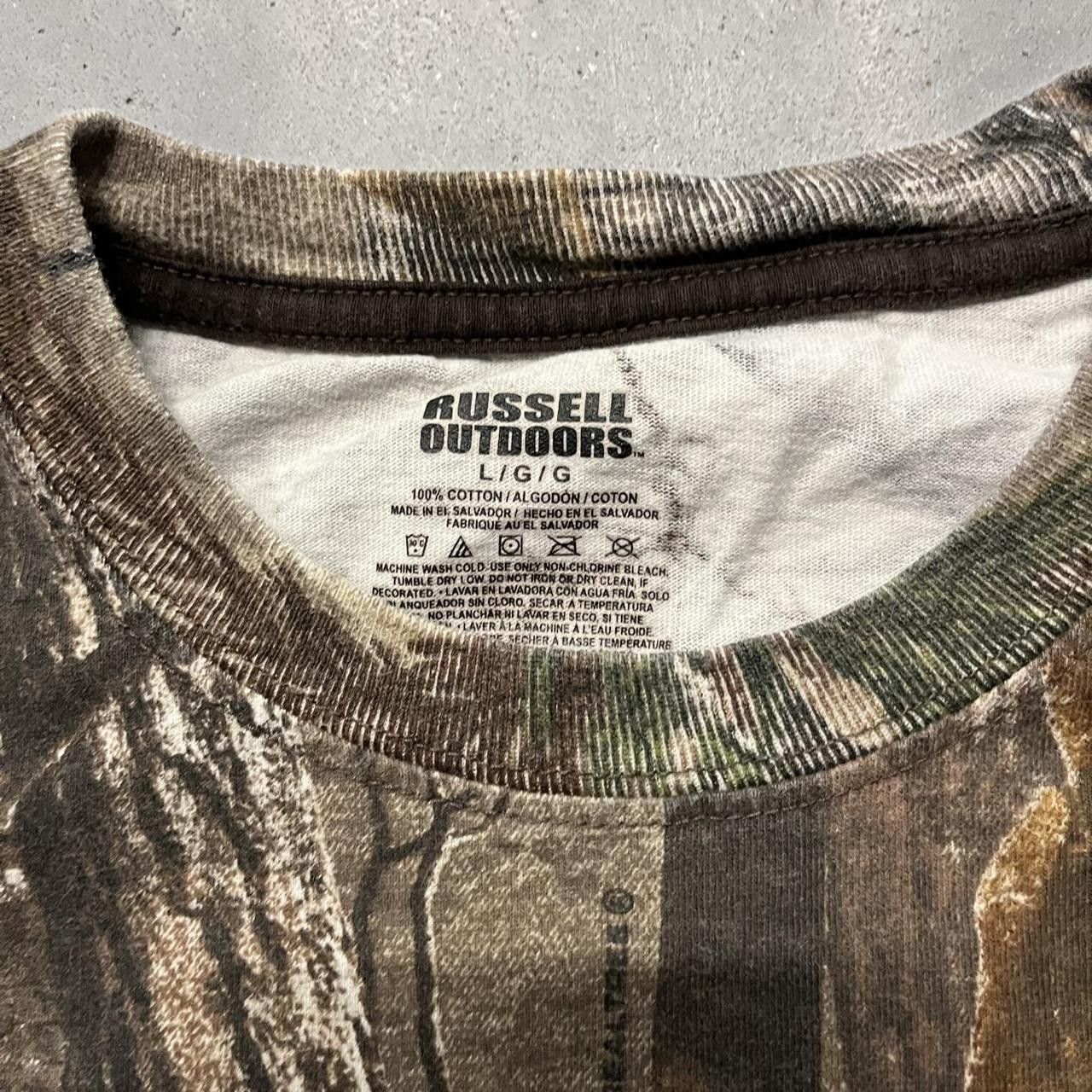 Russell Athletic Vintage Y2K/2000s Russell Real Tree Camo Nature Tee! Size S / US 4 / IT 40 - 5 Thumbnail