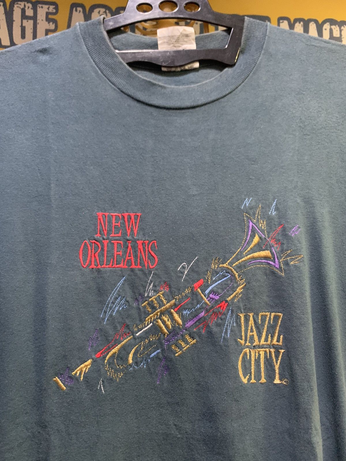 Vintage Vintage NEW ORLEANS “Jazz City” Embroidery Single Stitch tee Size US M / EU 48-50 / 2 - 1 Thumbnail