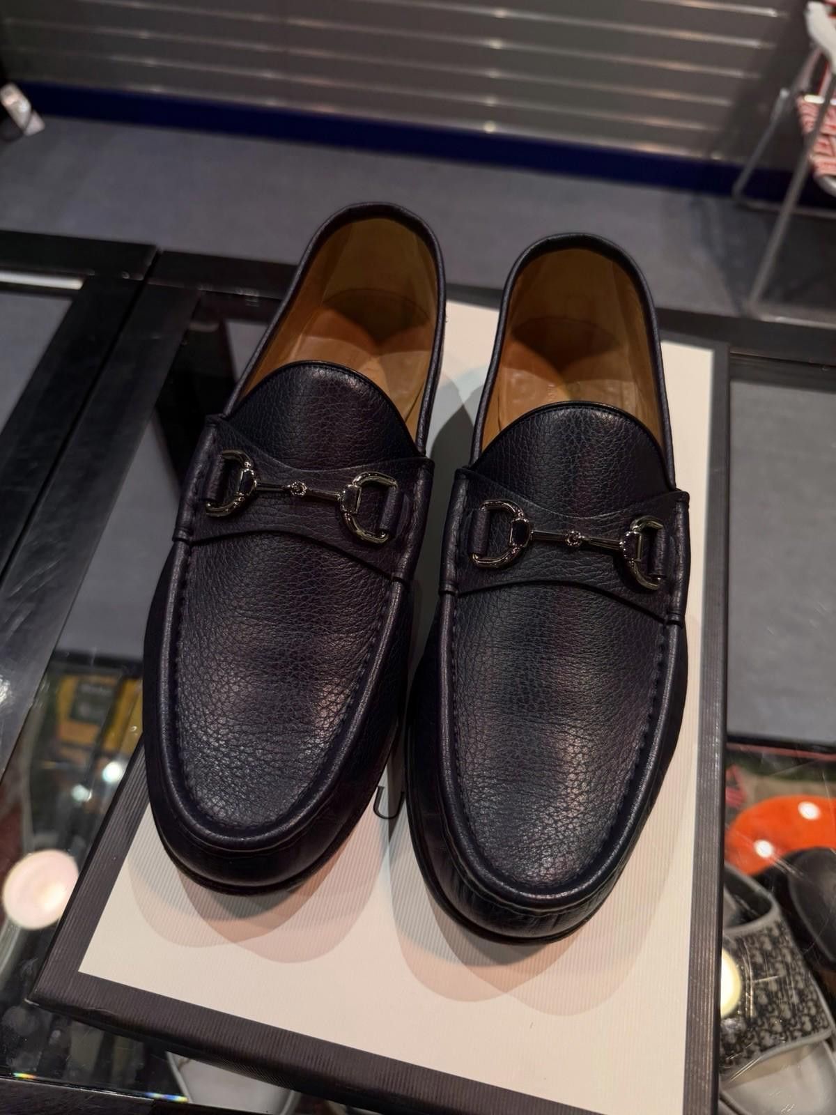Gucci GUCCI $1050 Horesebit 1953 Men's Loafer Blue 7G+/8US 1 Size US 8 / EU 41 - 3 Thumbnail