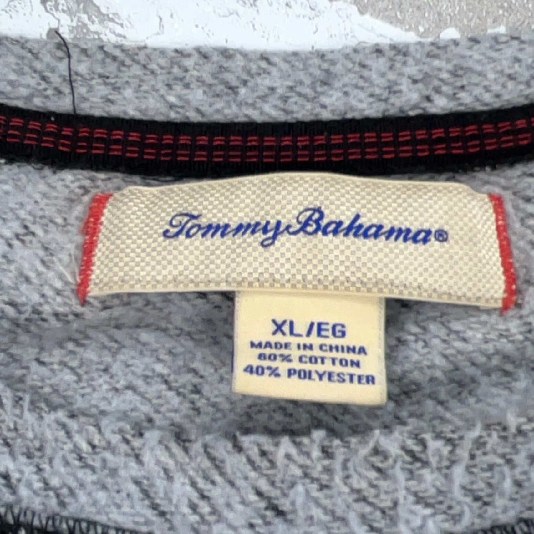 Tommy Bahama VINTAGE Tommy Bahama Sweater Men XL Gray Pullover Sweatshirt Crewneck Marlin Heather Size US XL / EU 56 / 4 - 3 Thumbnail