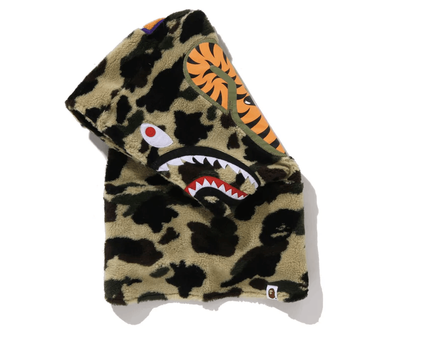 Bape Bape 1ST CAMO SHARK BOA SNOOD Beanie Size ONE SIZE - 2 Thumbnail
