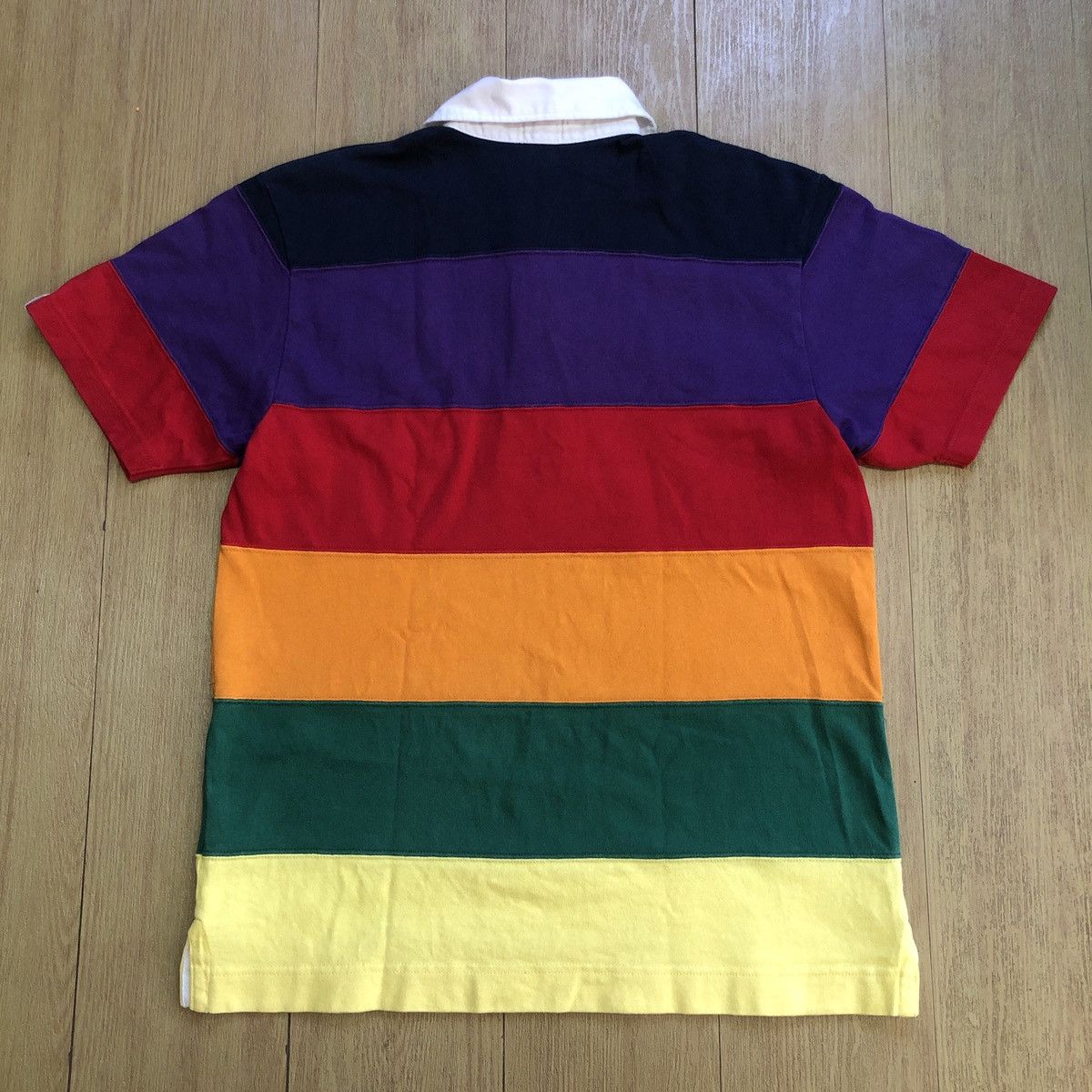 Bape Bape Striped Polo Shirts Size US M / EU 48-50 / 2 - 2 Thumbnail
