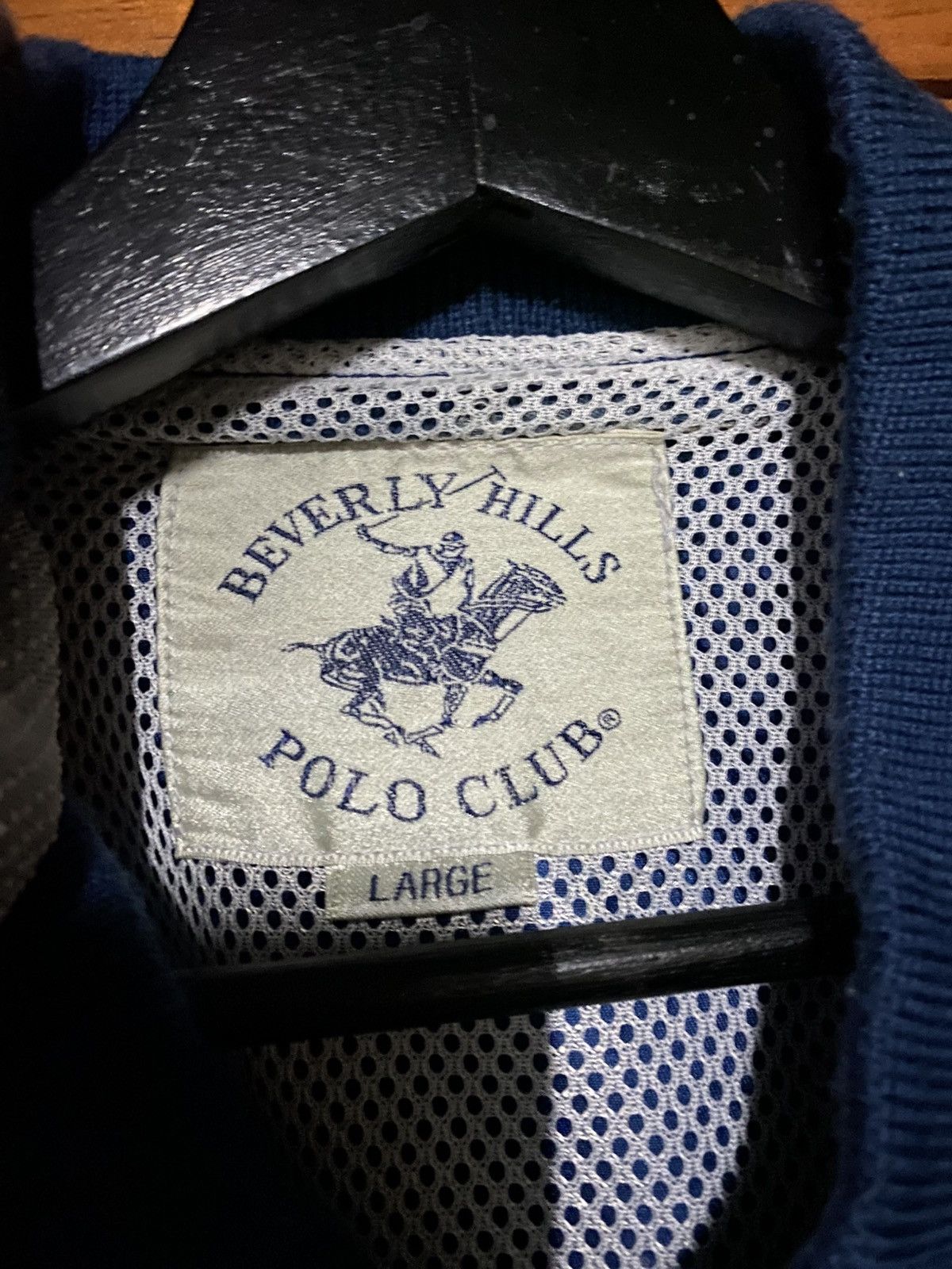 Beverly Hills Polo Club Vintage Beverly Hills Polo Club Satin Bomber Jacket – Navy Size US L / EU 52-54 / 3 - 8 Thumbnail