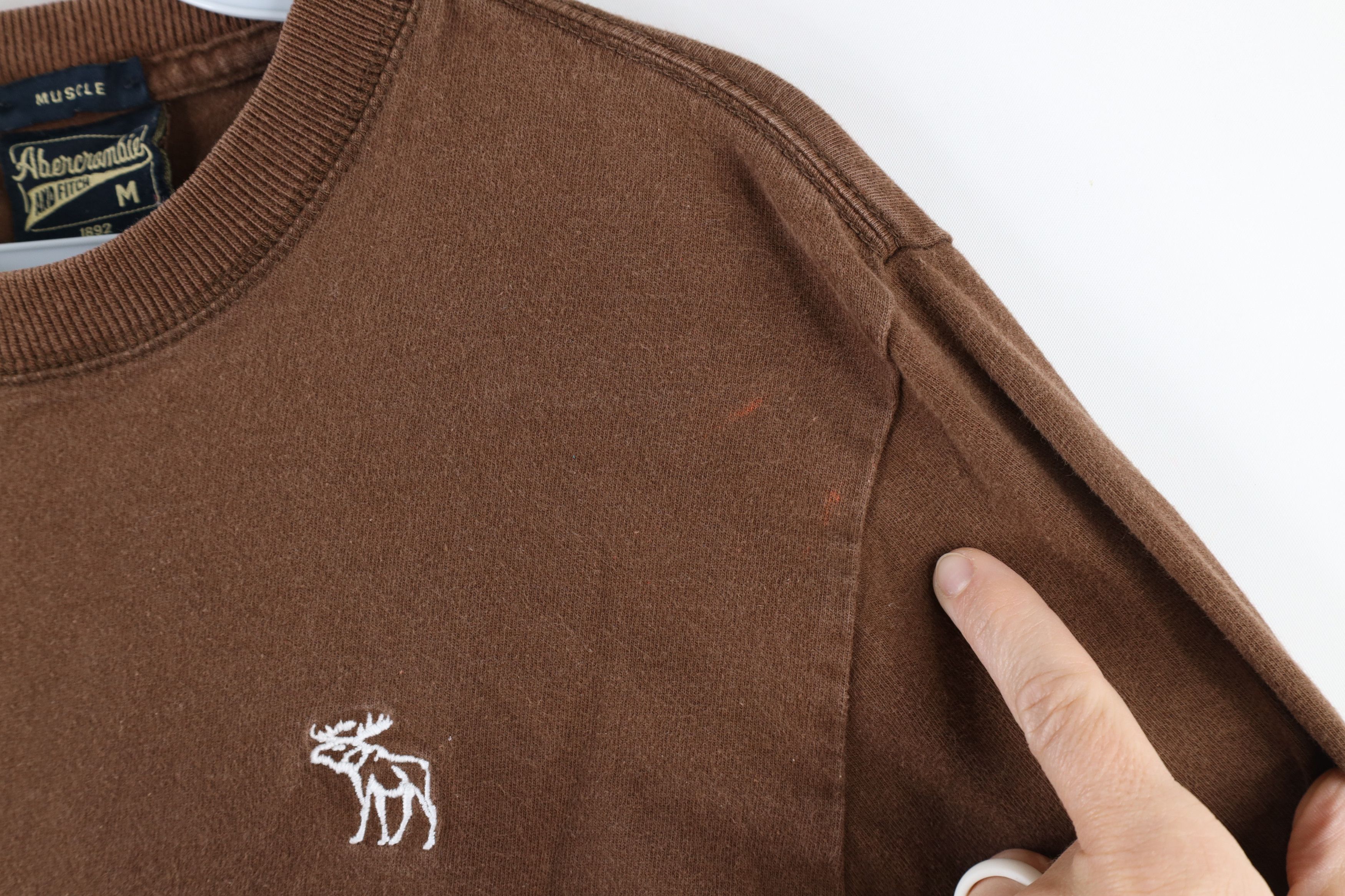 Abercrombie & Fitch Vintage Abercrombie & Fitch Long Sleeve T-Shirt Brown Size US M / EU 48-50 / 2 - 5 Thumbnail