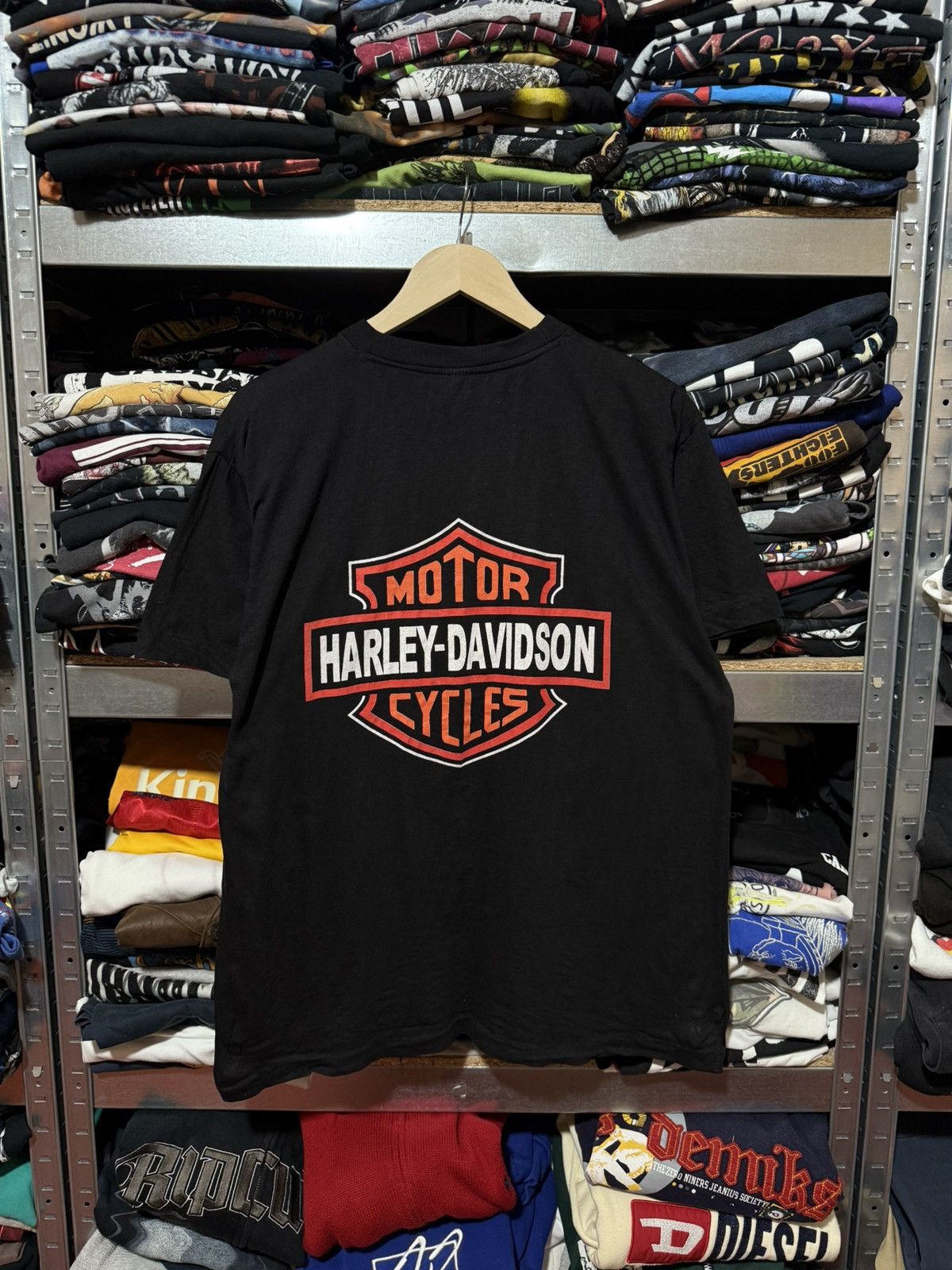 Vintage Vintage 90’s Harley-Davidson 3D Emblem Style Genuine T-Shirt Size US XL / EU 56 / 4 - 2 Thumbnail