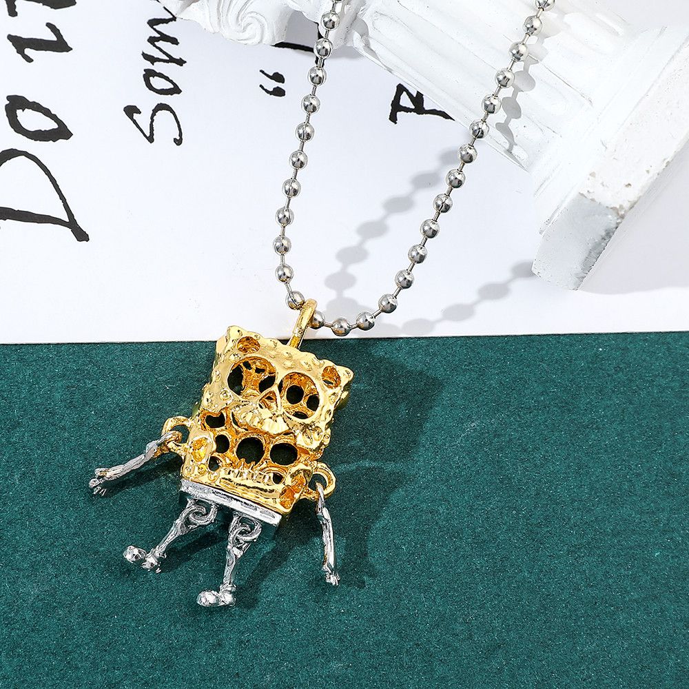 Other SpongeBob SquarePants Skull Pendant Cartoon Necklace Size ONE SIZE - 4 Thumbnail