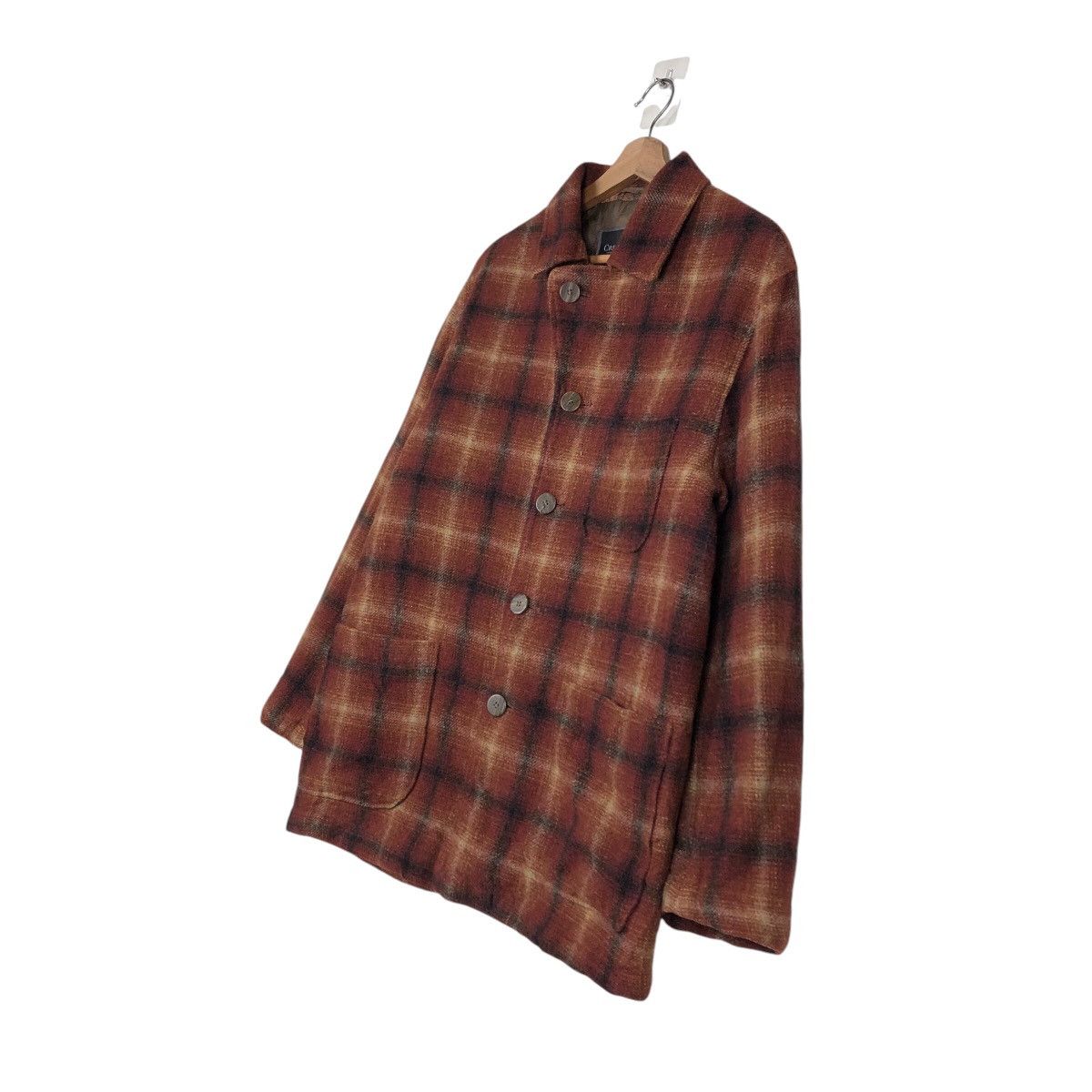Japanese Brand 📌Vintage Wool Worker Jacket Zipper Crescent Max Tartan Size US M / EU 48-50 / 2 - 3 Thumbnail