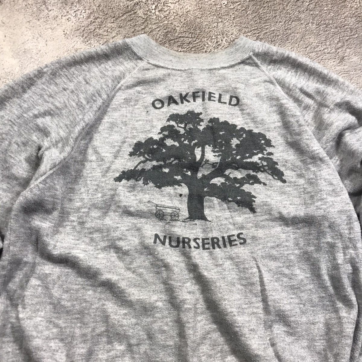 Vintage Vintage Oakfield Nurseries Graphic Tee Sun Faded Streetwear Size US M / EU 48-50 / 2 - 1 Thumbnail