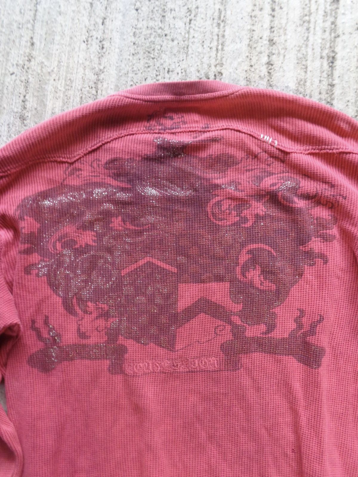 Affliction Grunge Y2K guitar waffle shirt Size US XXL / EU 58 / 5 - 4 Thumbnail