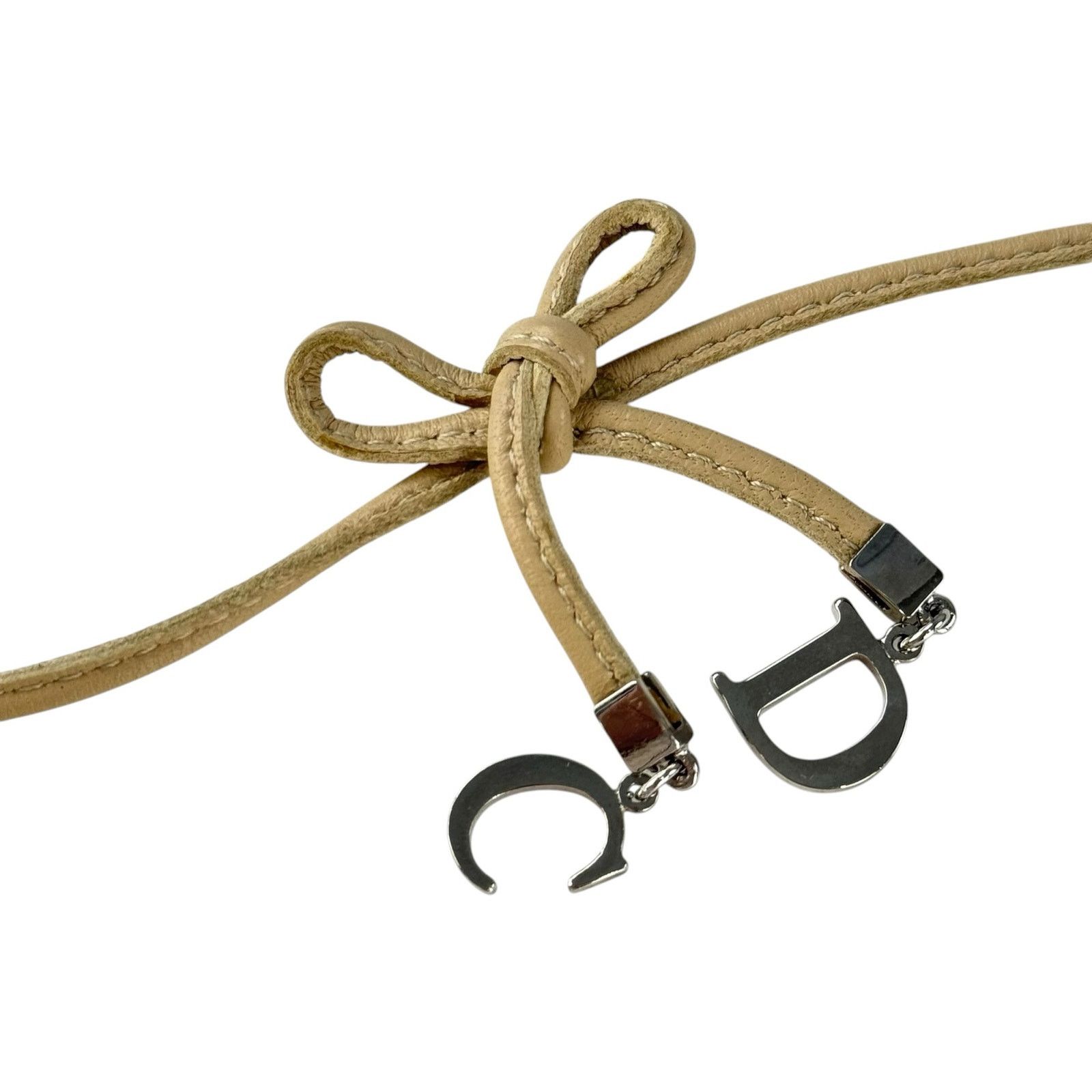 Dior Dior Vintage CD Bow Choker Necklace Size ONE SIZE - 6 Thumbnail