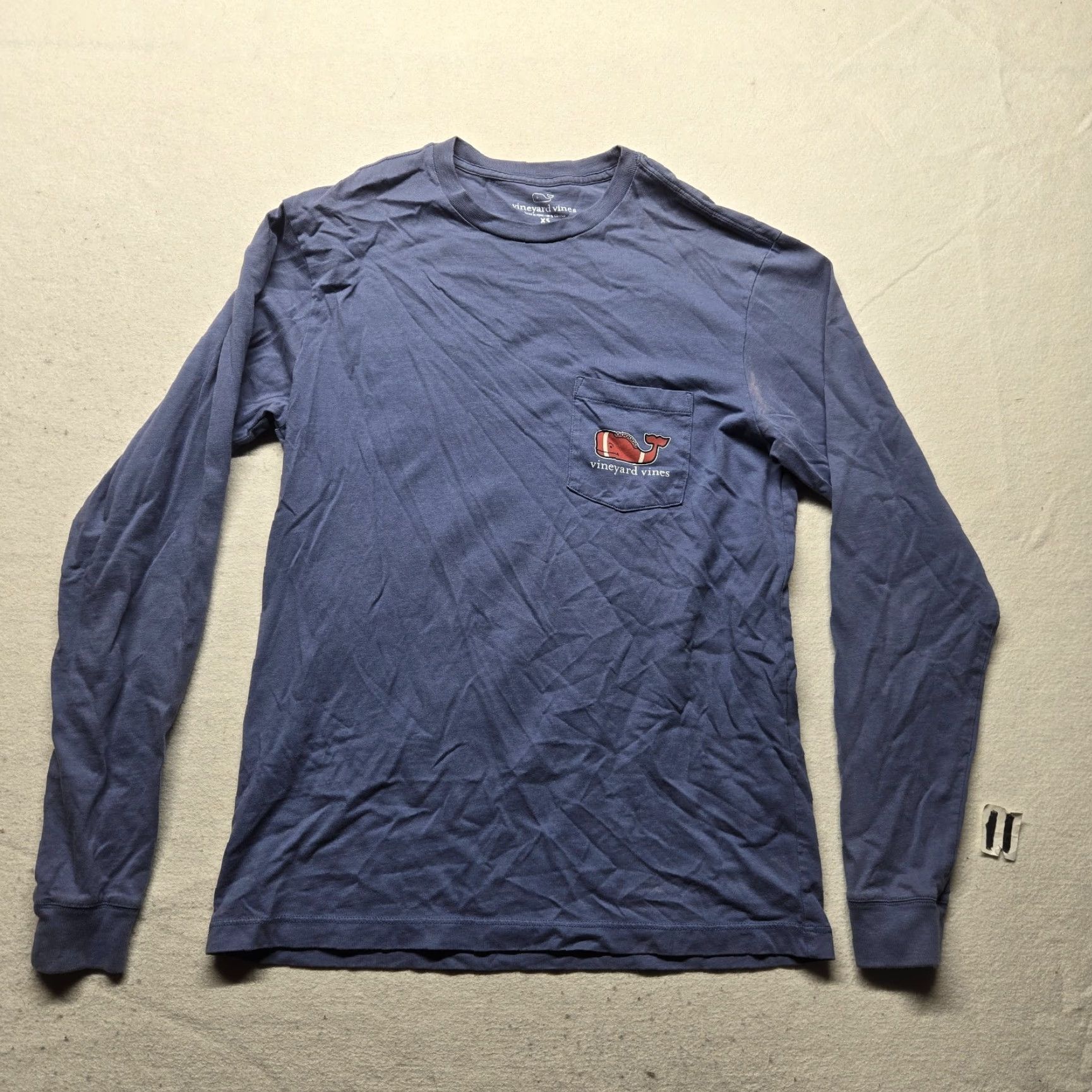Vineyard Vines VINEYARD VINES Long Sleeve Pocket T-Shirt Adult Women's XS Blue Casual Size XS / US 0-2 / IT 36-38 - 2 Thumbnail