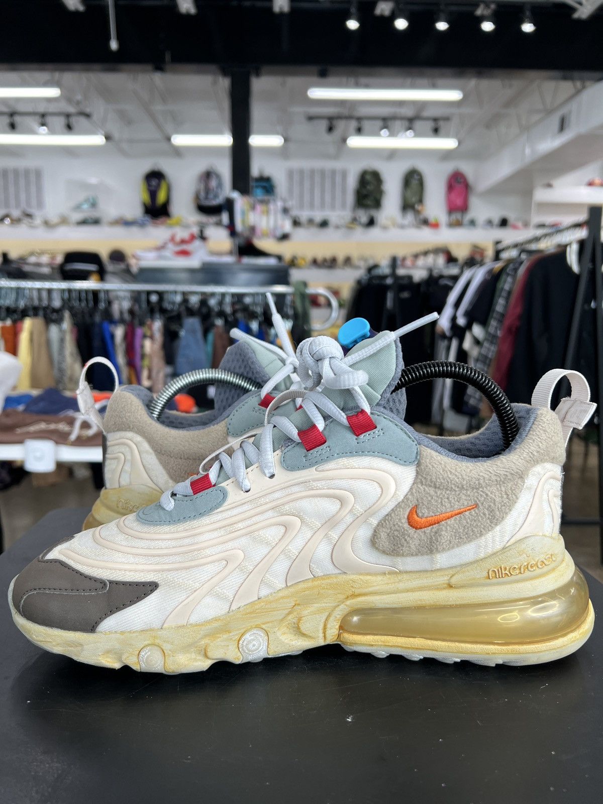 Nike × Travis Scott Nike Air Max 270 Travis Scott Cactus Trails Sz. 8 (2020) Size US 8 / EU 41 - 3 Thumbnail