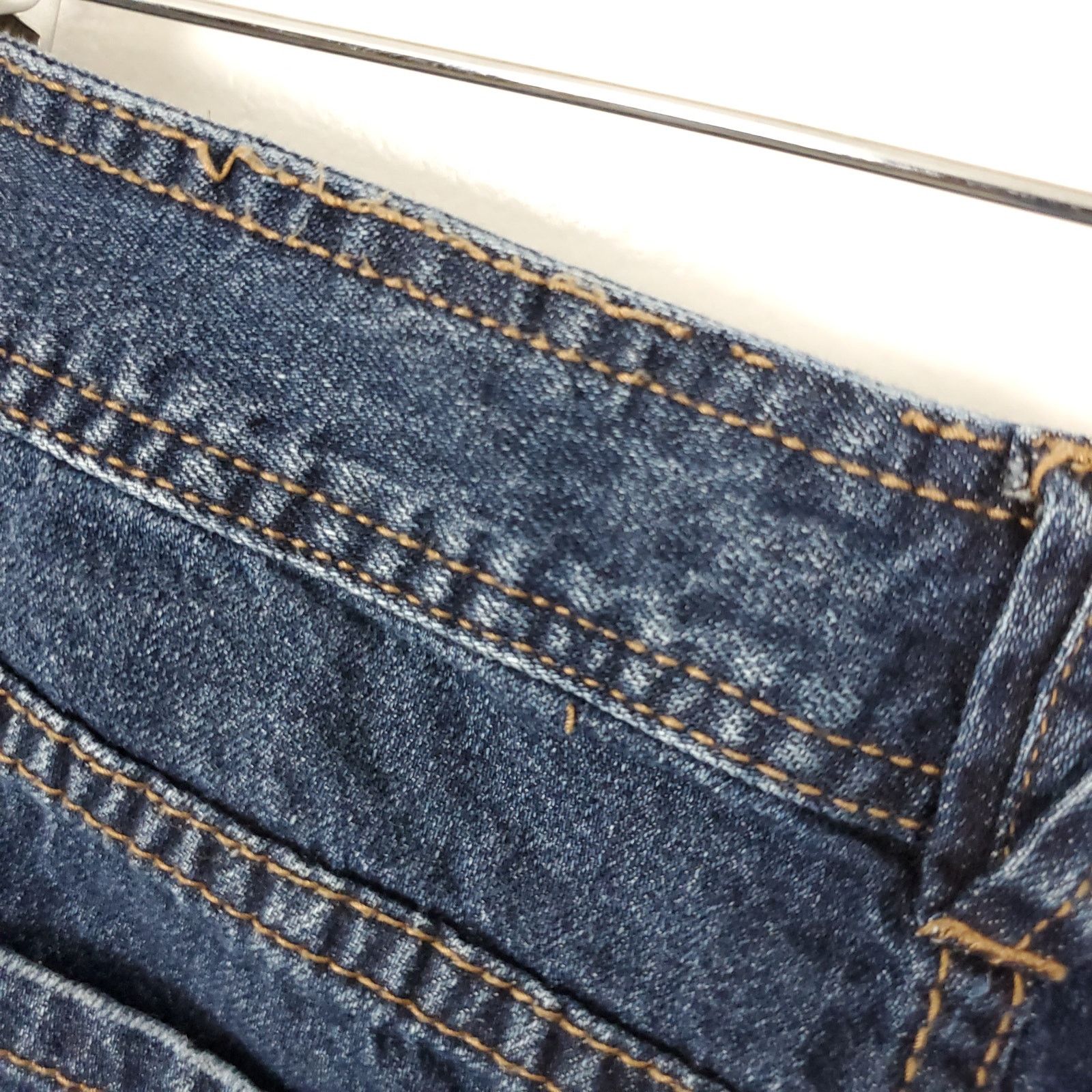 American Rag American Rag Patch Distressed Cropped Jeans Size 7 Size 33" - 6 Thumbnail