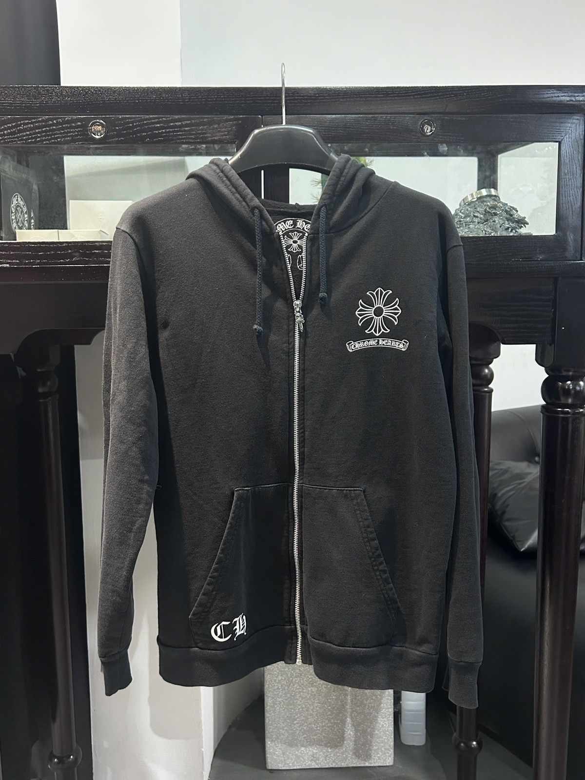 Chrome Hearts Chrome Hearts Cross Zip Hoodie Vintage Size US L / EU 52-54 / 3 - 1 Thumbnail