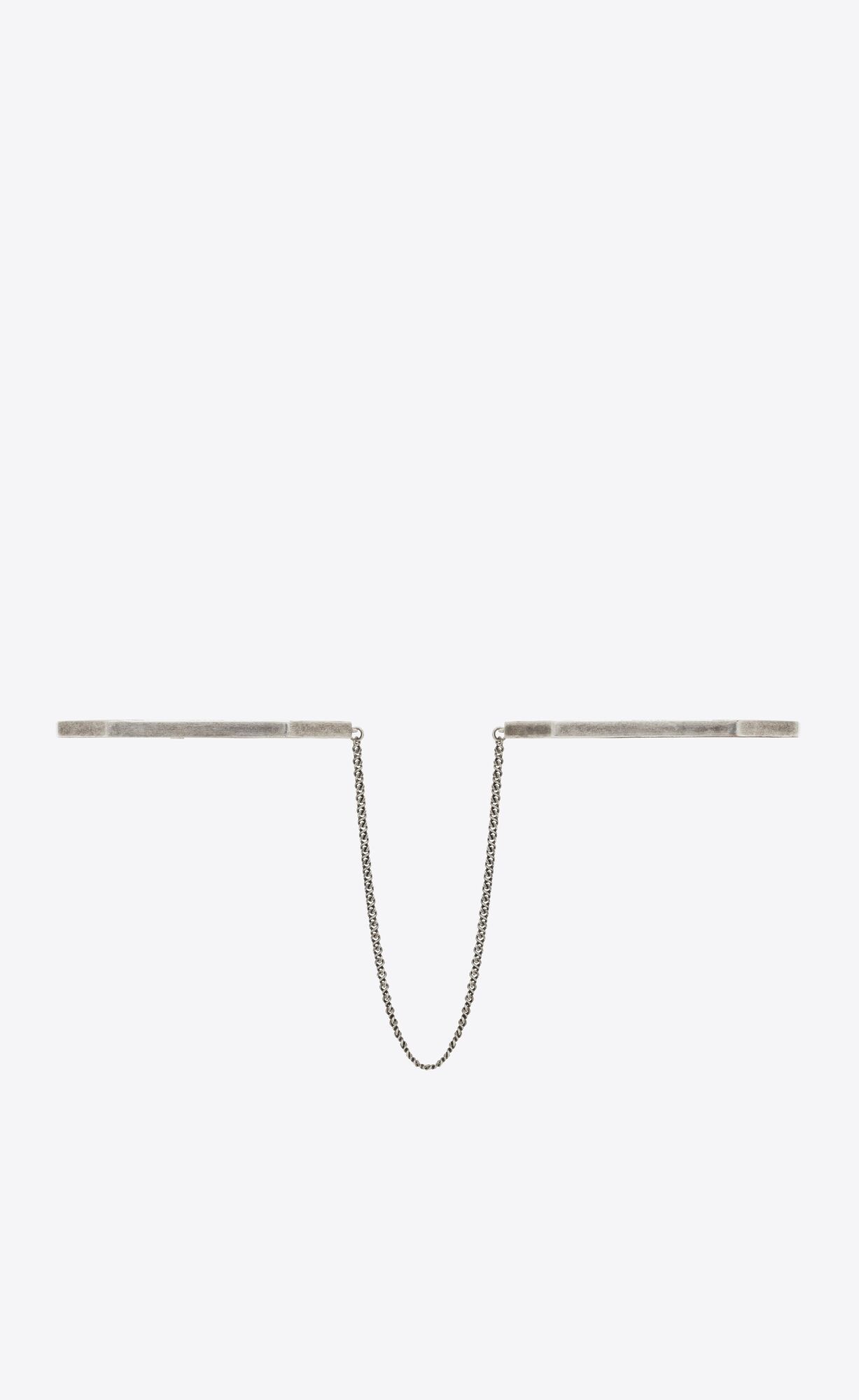 Saint Laurent Paris o1b1hav110425 Size: M / Octagon Handcuff Bracelets Silver Size ONE SIZE - 1 Thumbnail