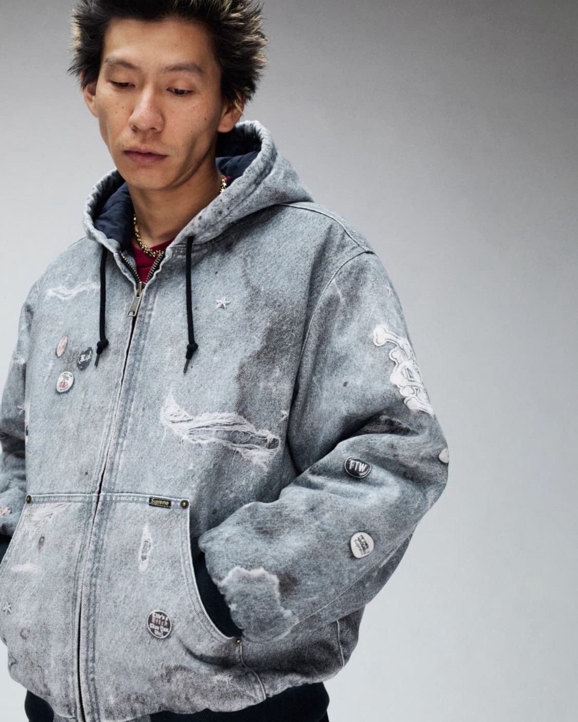 Supreme Supreme Trompe L’oeil Work Jacket Size US L / EU 52-54 / 3 - 1 Thumbnail